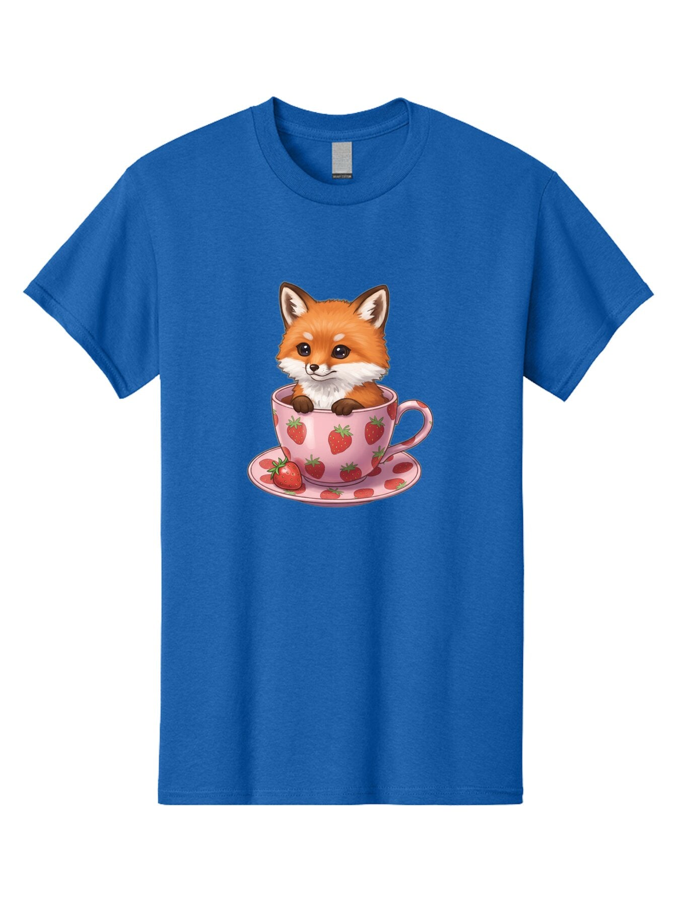 Fox-In-Strawberry-Tea-Cup Men'S Graphic Tee, 100% Cotton, Comfortable Casual Summer Wear, Machine Washable, Vintage Camera, Old Camera, Antique Camera, Black Camera, Classic Photography, Photography Equipment, Nostalgic Device, Film Camera, Baq844 2