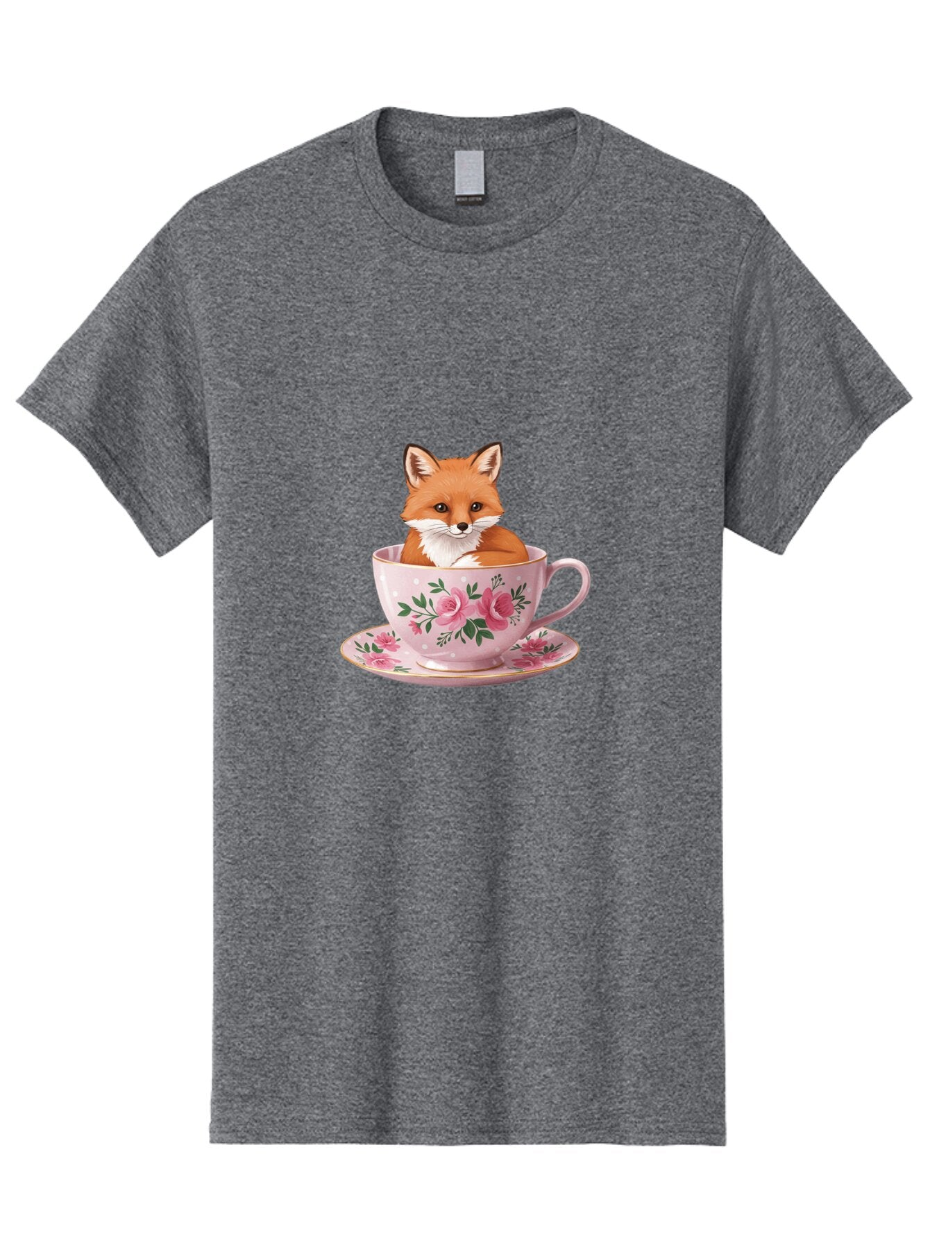 Fox-In-Tea-Cup-1 Men'S Graphic Tee, 100% Cotton, Comfortable Casual Summer Wear, Machine Washable, Vintage Camera, Old Camera, Antique Camera, Black Camera, Classic Photography, Photography Equipment, Nostalgic Device, Film Camera, Camera Art Baq845 4