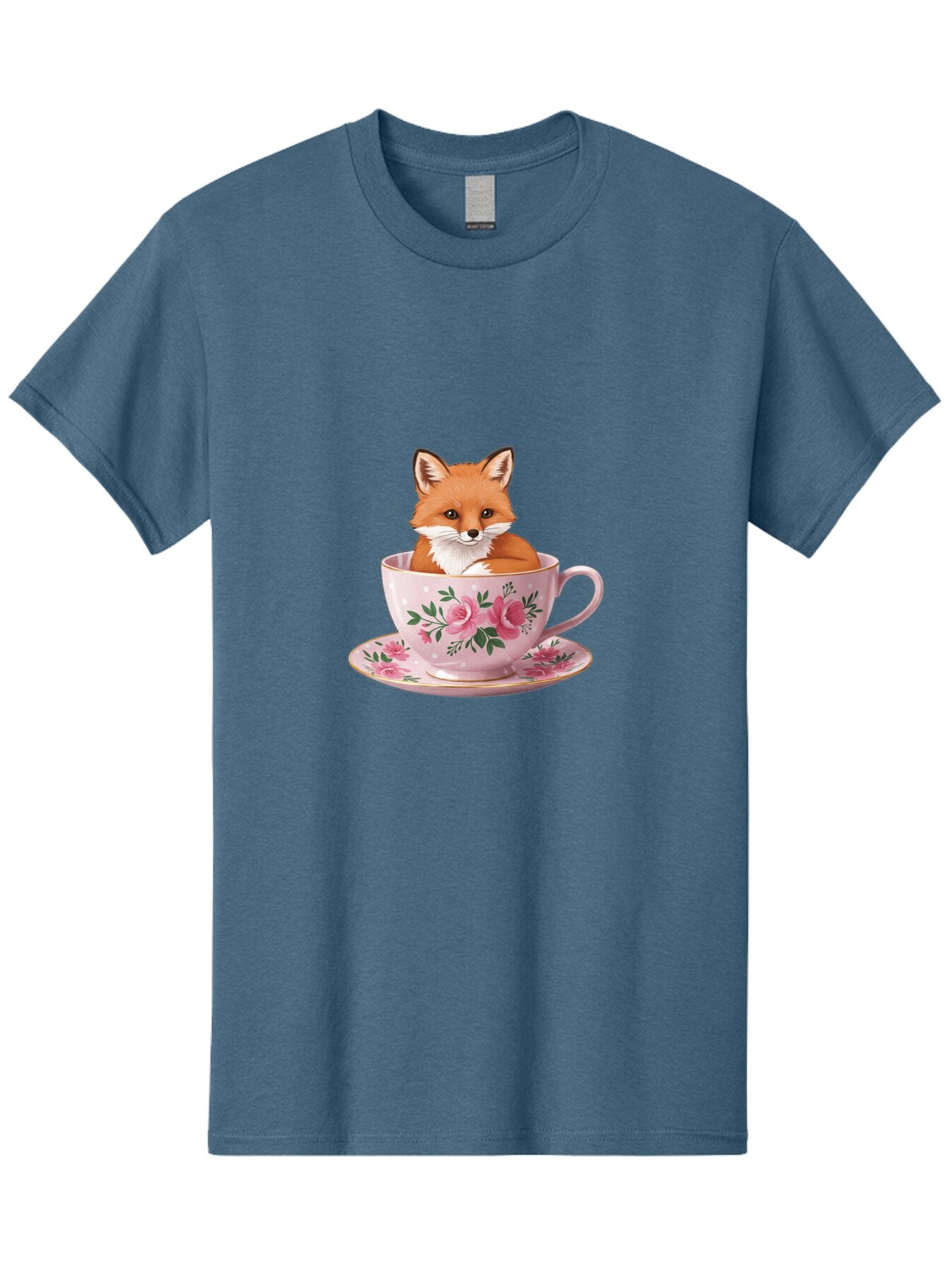 Fox-In-Tea-Cup-1 Men'S Graphic Tee, 100% Cotton, Comfortable Casual Summer Wear, Machine Washable, Vintage Camera, Old Camera, Antique Camera, Black Camera, Classic Photography, Photography Equipment, Nostalgic Device, Film Camera, Camera Art Baq845 7