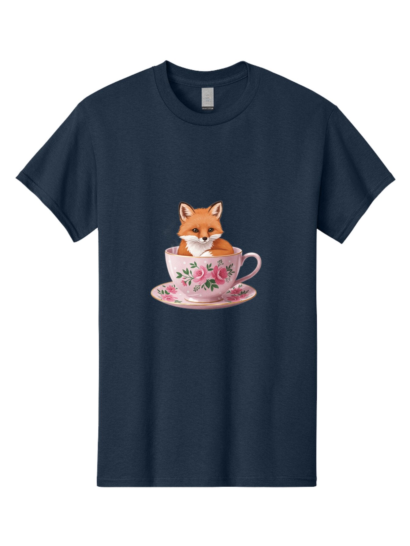 Fox-In-Tea-Cup-1 Men'S Graphic Tee, 100% Cotton, Comfortable Casual Summer Wear, Machine Washable, Vintage Camera, Old Camera, Antique Camera, Black Camera, Classic Photography, Photography Equipment, Nostalgic Device, Film Camera, Camera Art Baq845 10