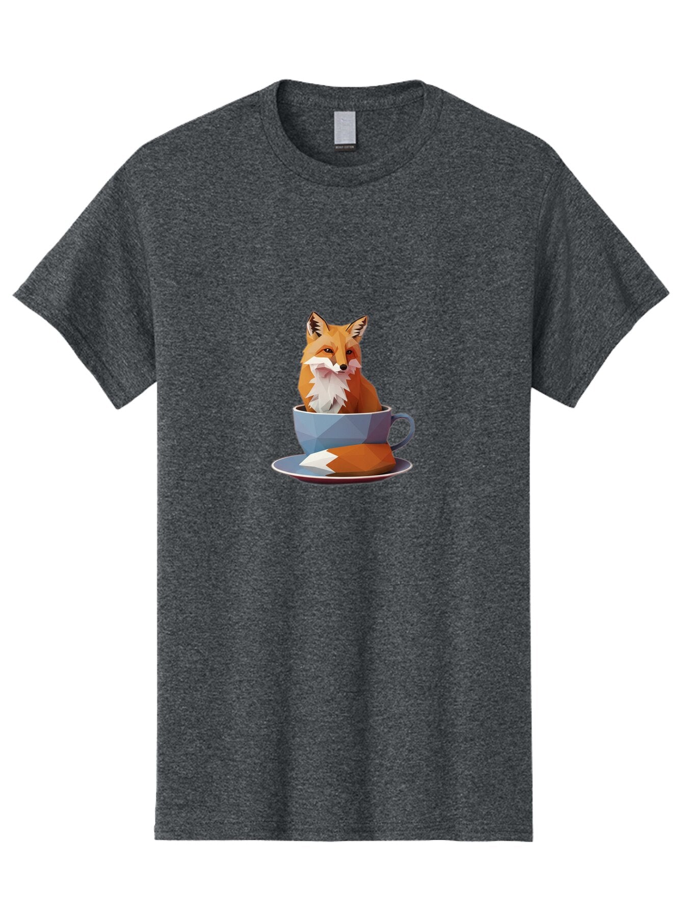 Fox-In-Tea-Cup-2 Men'S Graphic Tee, 100% Cotton, Comfortable Casual Summer Wear, Machine Washable, Vintage Camera, Old Camera, Antique Camera, Black Camera, Classic Photography, Photography Equipment, Nostalgic Device, Film Camera, Camera Art Baq846 10