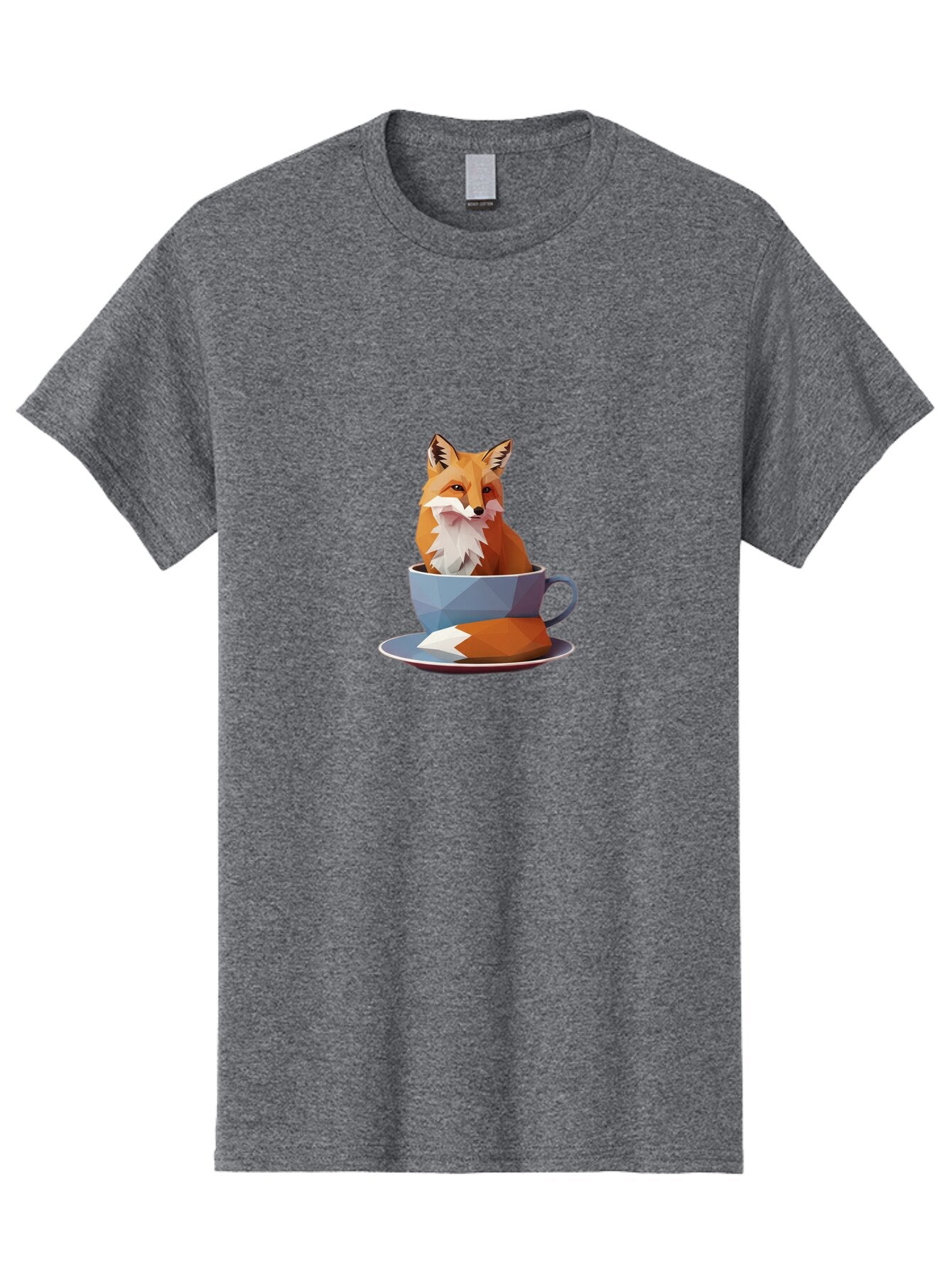 Fox-In-Tea-Cup-2 Men'S Graphic Tee, 100% Cotton, Comfortable Casual Summer Wear, Machine Washable, Vintage Camera, Old Camera, Antique Camera, Black Camera, Classic Photography, Photography Equipment, Nostalgic Device, Film Camera, Camera Art Baq846 9