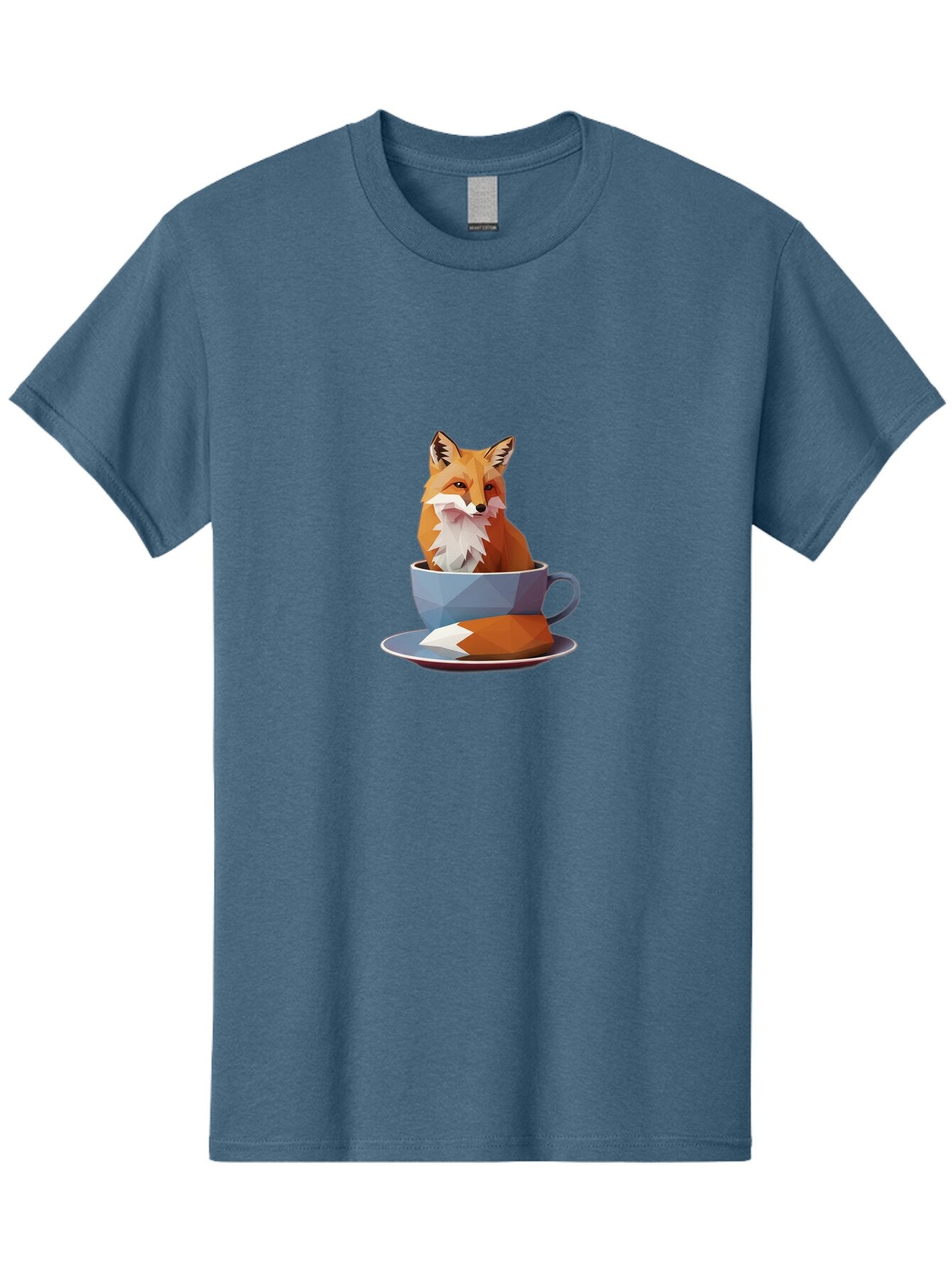Fox-In-Tea-Cup-2 Men'S Graphic Tee, 100% Cotton, Comfortable Casual Summer Wear, Machine Washable, Vintage Camera, Old Camera, Antique Camera, Black Camera, Classic Photography, Photography Equipment, Nostalgic Device, Film Camera, Camera Art Baq846 13