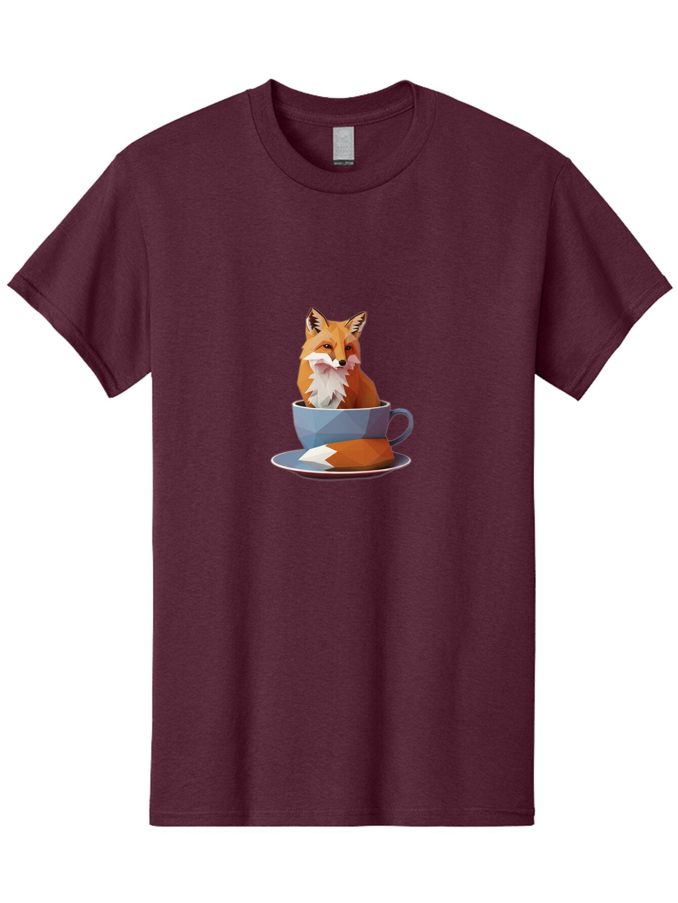 Fox-In-Tea-Cup-2 Men'S Graphic Tee, 100% Cotton, Comfortable Casual Summer Wear, Machine Washable, Vintage Camera, Old Camera, Antique Camera, Black Camera, Classic Photography, Photography Equipment, Nostalgic Device, Film Camera, Camera Art Baq846 6