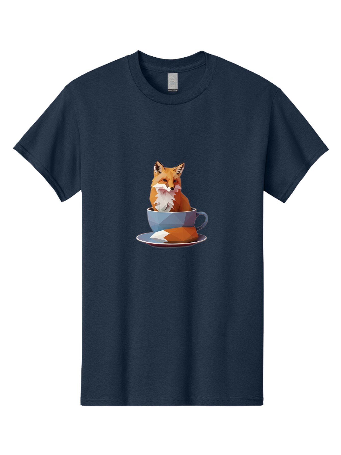 Fox-In-Tea-Cup-2 Men'S Graphic Tee, 100% Cotton, Comfortable Casual Summer Wear, Machine Washable, Vintage Camera, Old Camera, Antique Camera, Black Camera, Classic Photography, Photography Equipment, Nostalgic Device, Film Camera, Camera Art Baq846 12