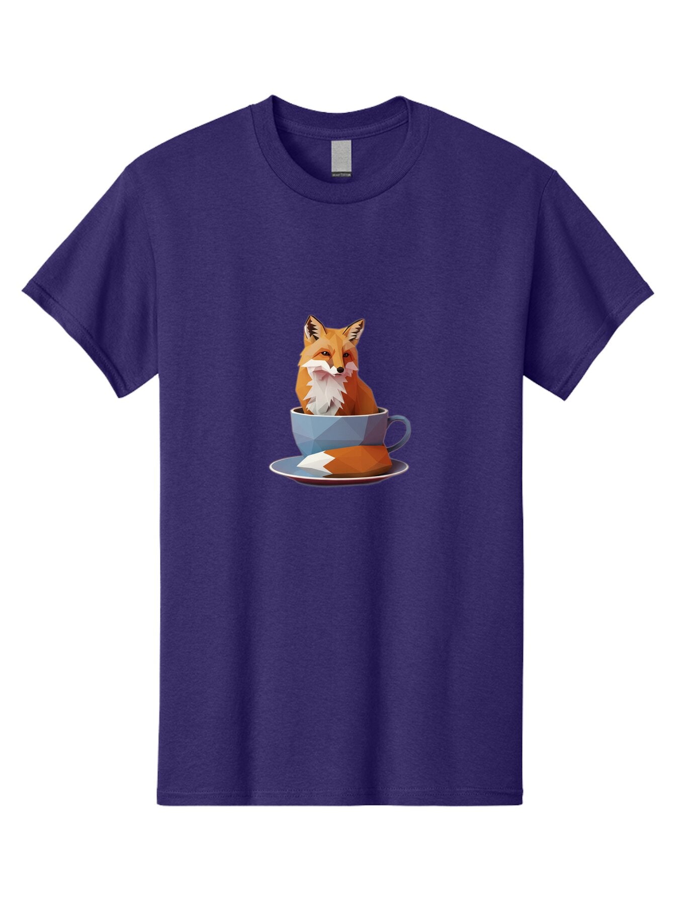 Fox-In-Tea-Cup-2 Men'S Graphic Tee, 100% Cotton, Comfortable Casual Summer Wear, Machine Washable, Vintage Camera, Old Camera, Antique Camera, Black Camera, Classic Photography, Photography Equipment, Nostalgic Device, Film Camera, Camera Art Baq846 5