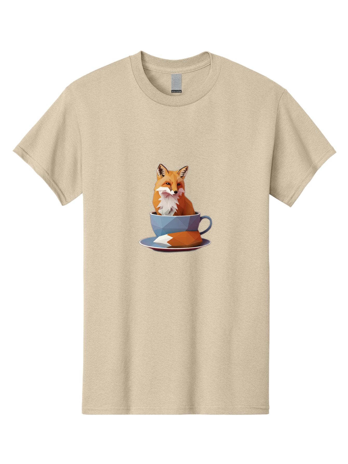 Fox-In-Tea-Cup-2 Men'S Graphic Tee, 100% Cotton, Comfortable Casual Summer Wear, Machine Washable, Vintage Camera, Old Camera, Antique Camera, Black Camera, Classic Photography, Photography Equipment, Nostalgic Device, Film Camera, Camera Art Baq846 3