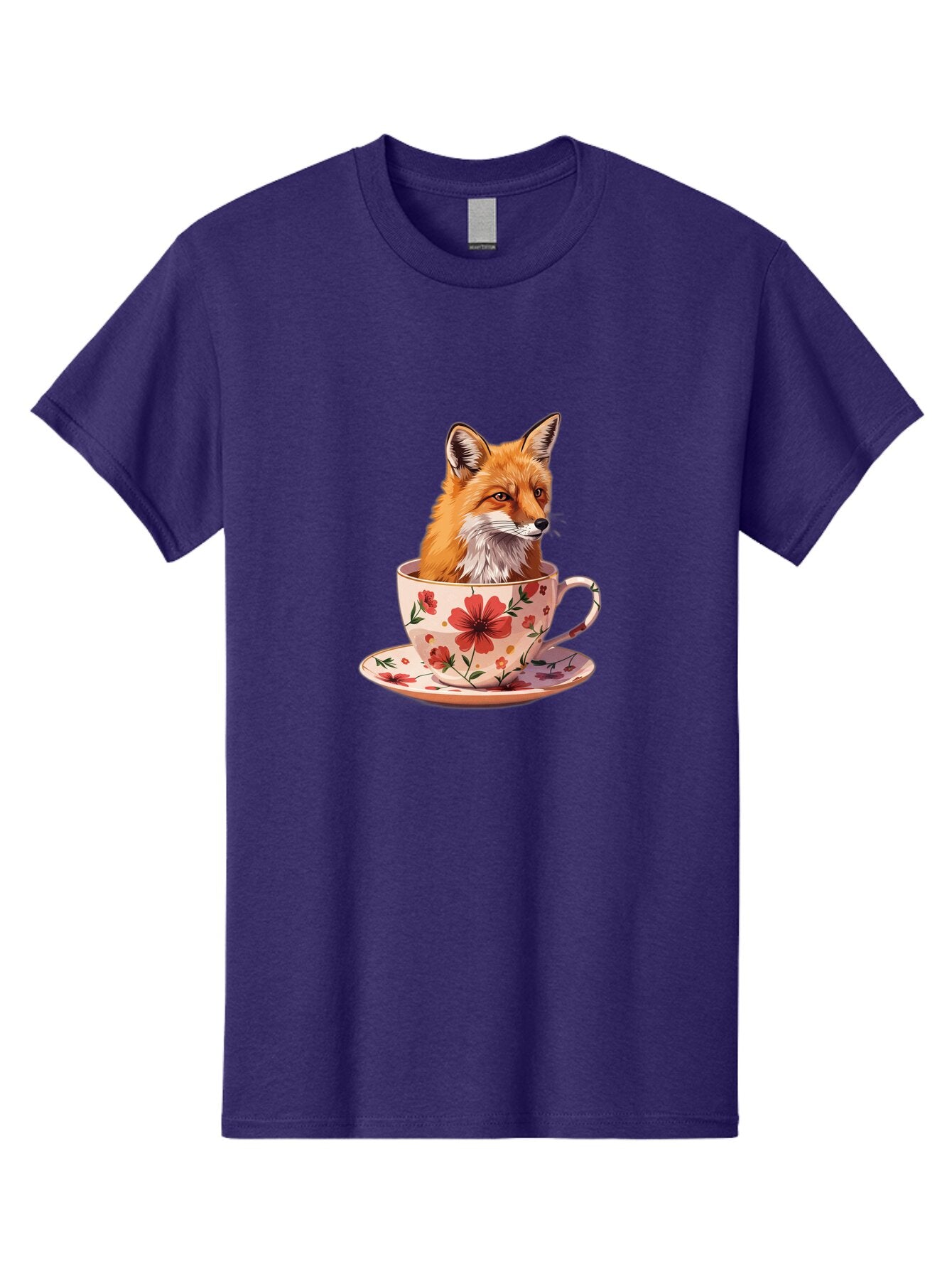 Fox-In-Teacup-1 Men'S Graphic Tee, 100% Cotton, Comfortable Casual Summer Wear, Machine Washable, Vintage Camera, Old Camera, Antique Camera, Black Camera, Classic Photography, Photography Equipment, Nostalgic Device, Film Camera, Camera Art Baq849 5