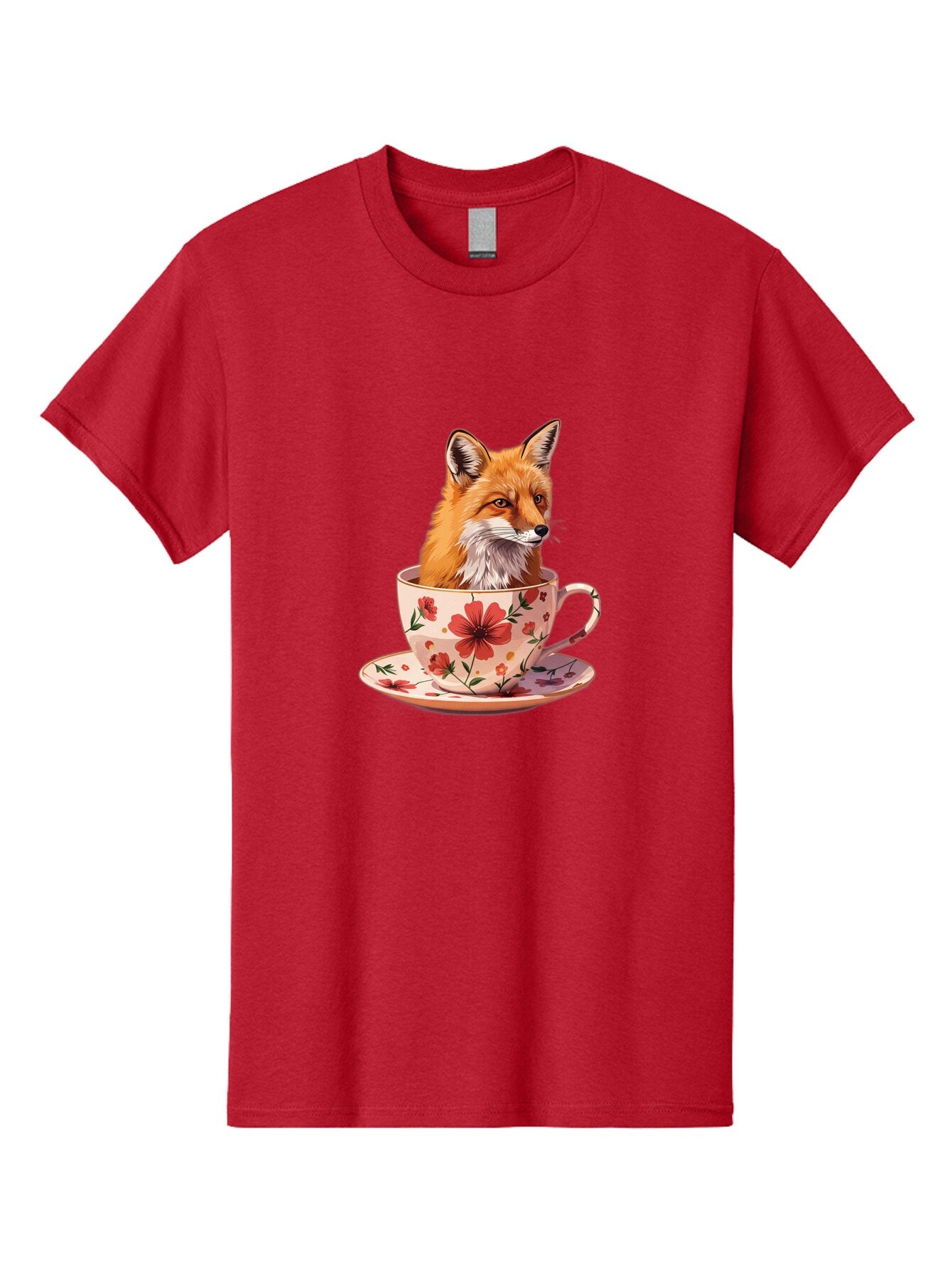 Fox-In-Teacup-1 Men'S Graphic Tee, 100% Cotton, Comfortable Casual Summer Wear, Machine Washable, Vintage Camera, Old Camera, Antique Camera, Black Camera, Classic Photography, Photography Equipment, Nostalgic Device, Film Camera, Camera Art Baq849 6