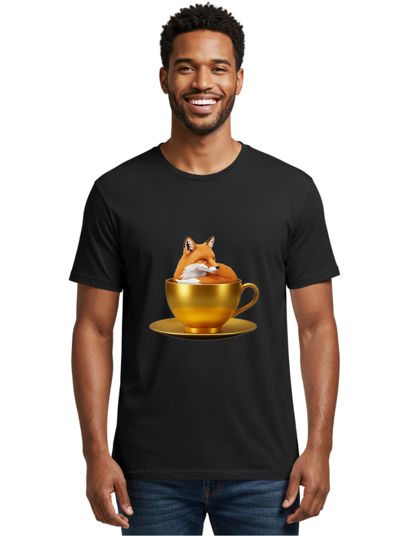 Fox-In-Teacup Men'S Graphic Tee, 100% Cotton, Comfortable Casual Summer Wear, Machine Washable, Vintage Camera, Old Camera, Antique Camera, Black Camera, Classic Photography, Photography Equipment, Nostalgic Device, Film Camera, Camera Art Baq852 24