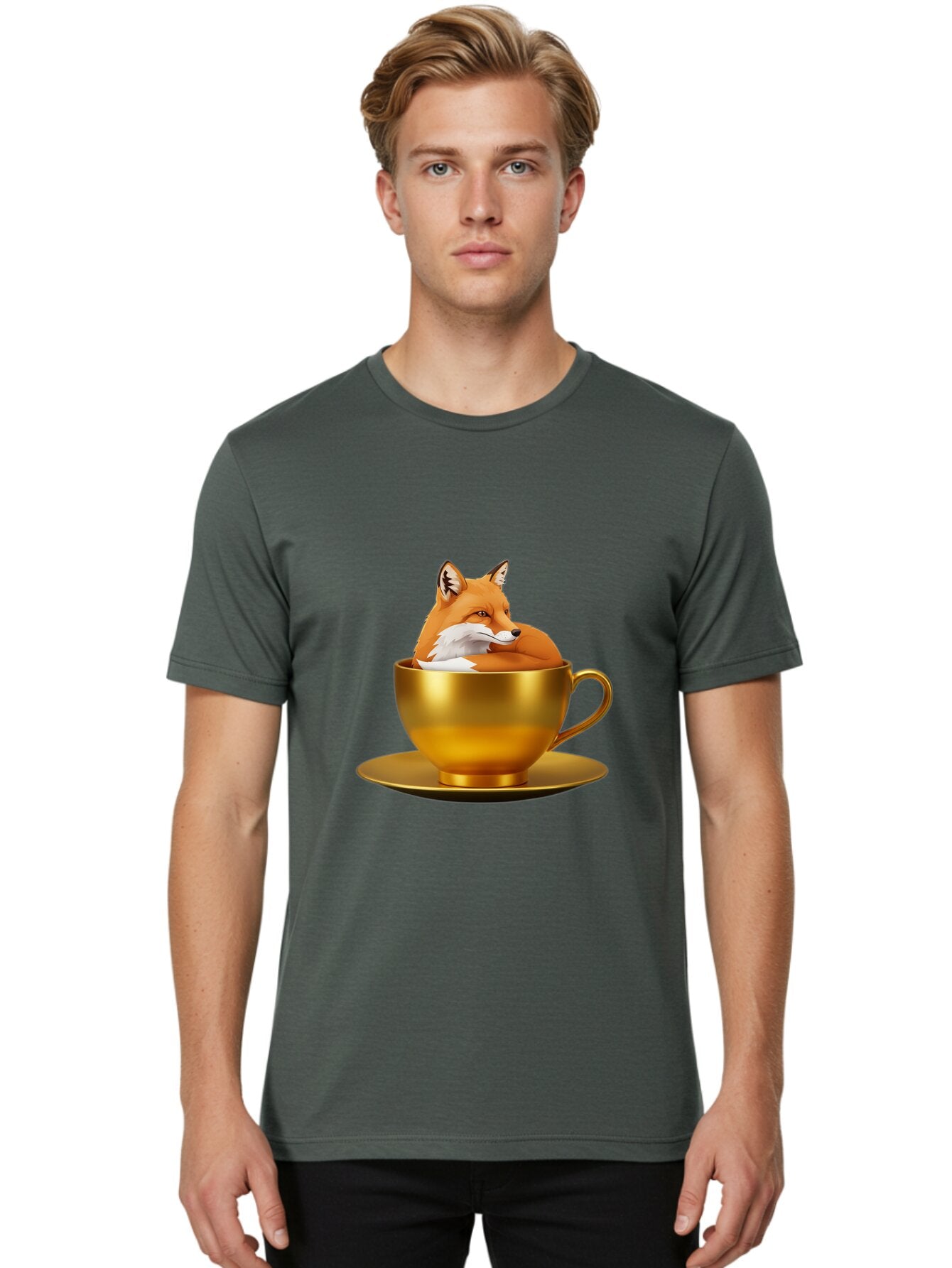 Fox-In-Teacup Men'S Graphic Tee, 100% Cotton, Comfortable Casual Summer Wear, Machine Washable, Vintage Camera, Old Camera, Antique Camera, Black Camera, Classic Photography, Photography Equipment, Nostalgic Device, Film Camera, Camera Art Baq852 26