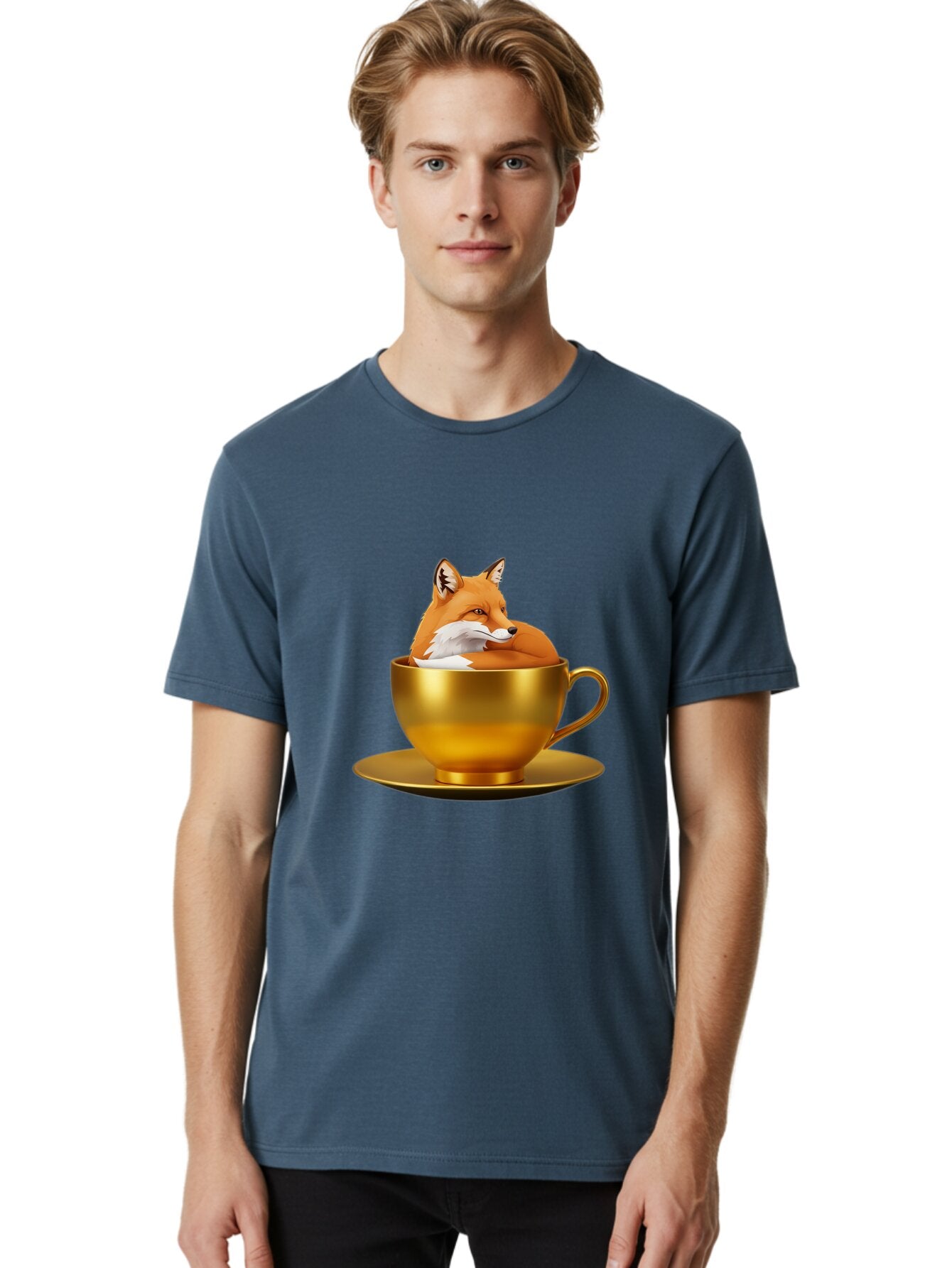 Fox-In-Teacup Men'S Graphic Tee, 100% Cotton, Comfortable Casual Summer Wear, Machine Washable, Vintage Camera, Old Camera, Antique Camera, Black Camera, Classic Photography, Photography Equipment, Nostalgic Device, Film Camera, Camera Art Baq852 25