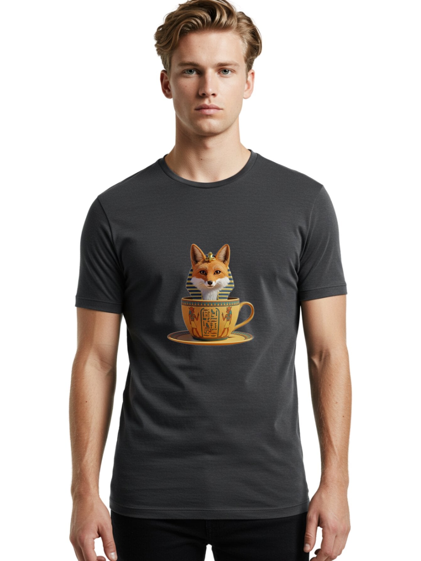 Fox-Pharaoh Men'S Graphic Tee, 100% Cotton, Comfortable Casual Summer Wear, Machine Washable, Vintage Camera, Old Camera, Antique Camera, Black Camera, Classic Photography, Photography Equipment, Nostalgic Device, Film Camera, Camera Art Baq855 30