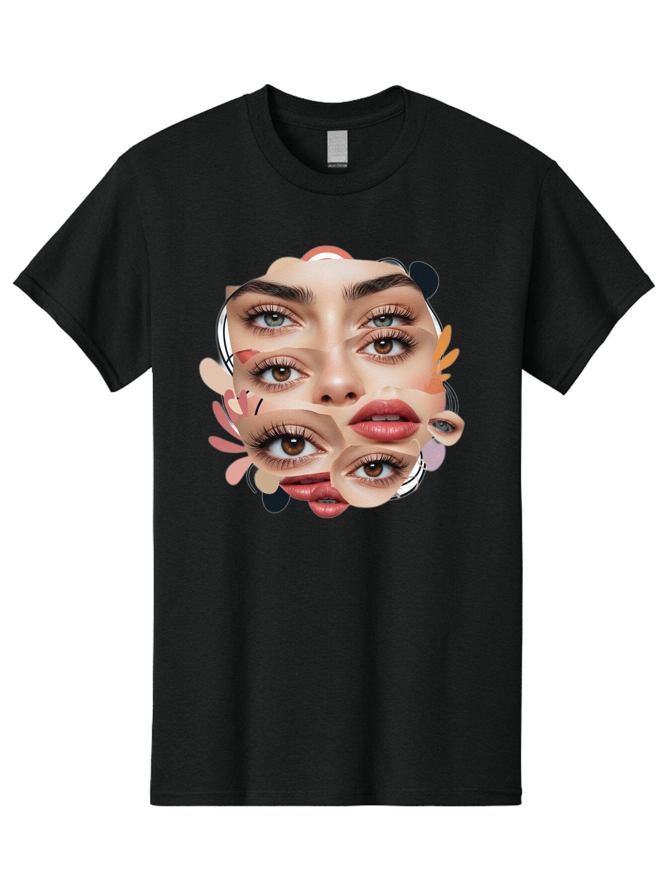 Fragmented-Face Men'S Graphic Tee, 100% Cotton, Comfortable Casual Summer Wear, Machine Washable, Vintage Camera, Old Camera, Antique Camera, Black Camera, Classic Photography, Photography Equipment, Nostalgic Device, Film Camera, Camera Art Baq856 11