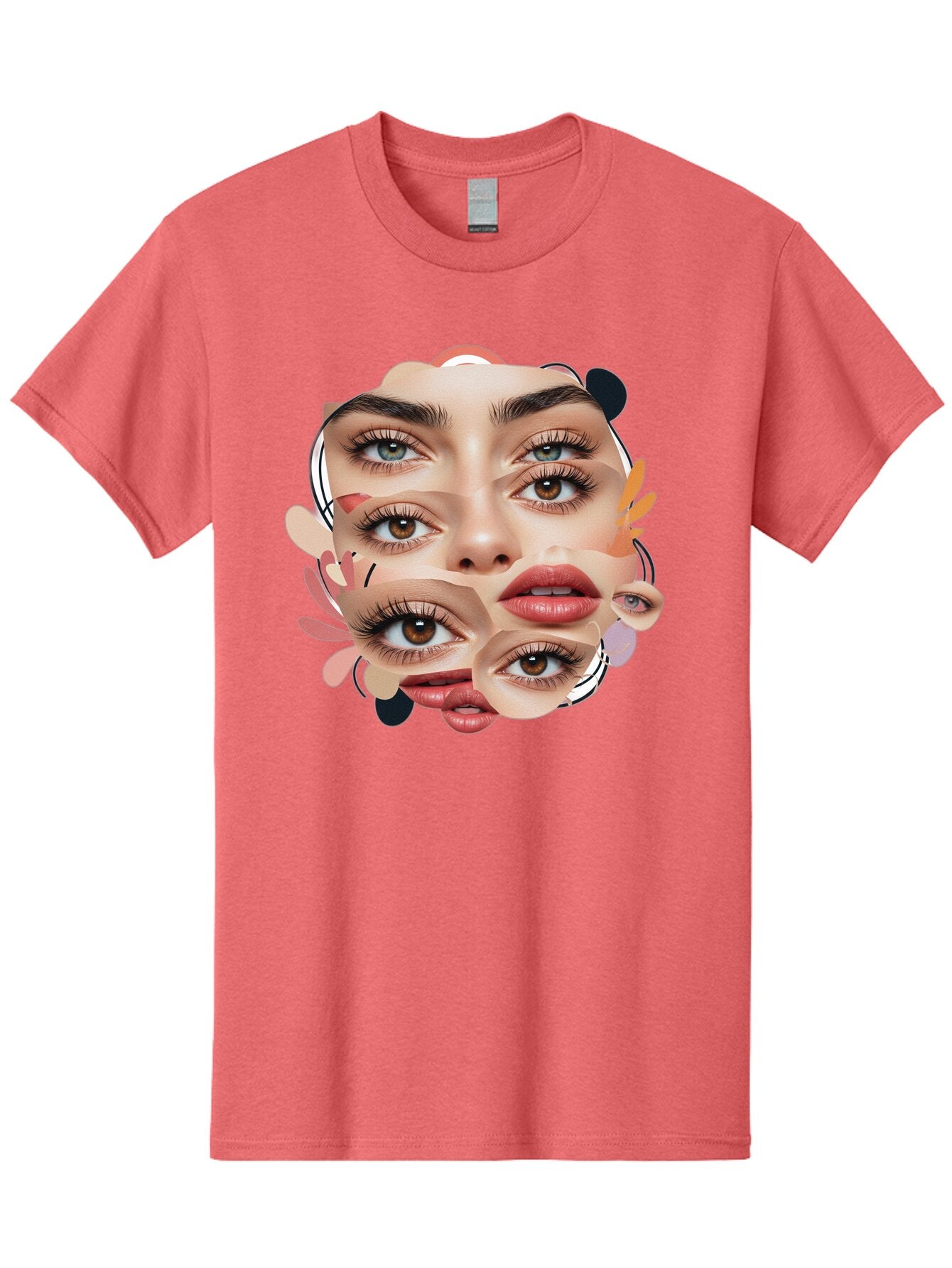 Fragmented-Face Men'S Graphic Tee, 100% Cotton, Comfortable Casual Summer Wear, Machine Washable, Vintage Camera, Old Camera, Antique Camera, Black Camera, Classic Photography, Photography Equipment, Nostalgic Device, Film Camera, Camera Art Baq856 15