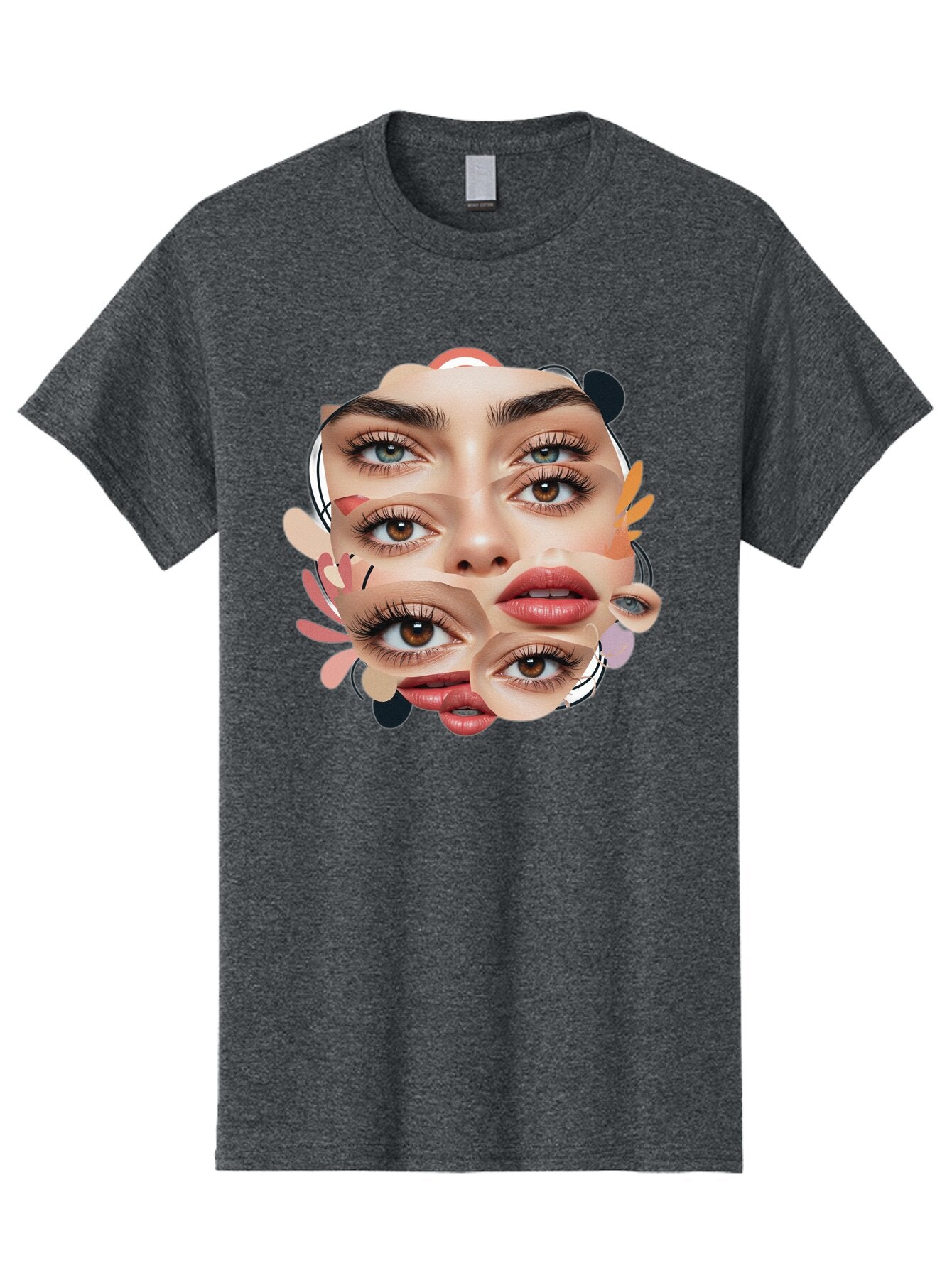 Fragmented-Face Men'S Graphic Tee, 100% Cotton, Comfortable Casual Summer Wear, Machine Washable, Vintage Camera, Old Camera, Antique Camera, Black Camera, Classic Photography, Photography Equipment, Nostalgic Device, Film Camera, Camera Art Baq856 10
