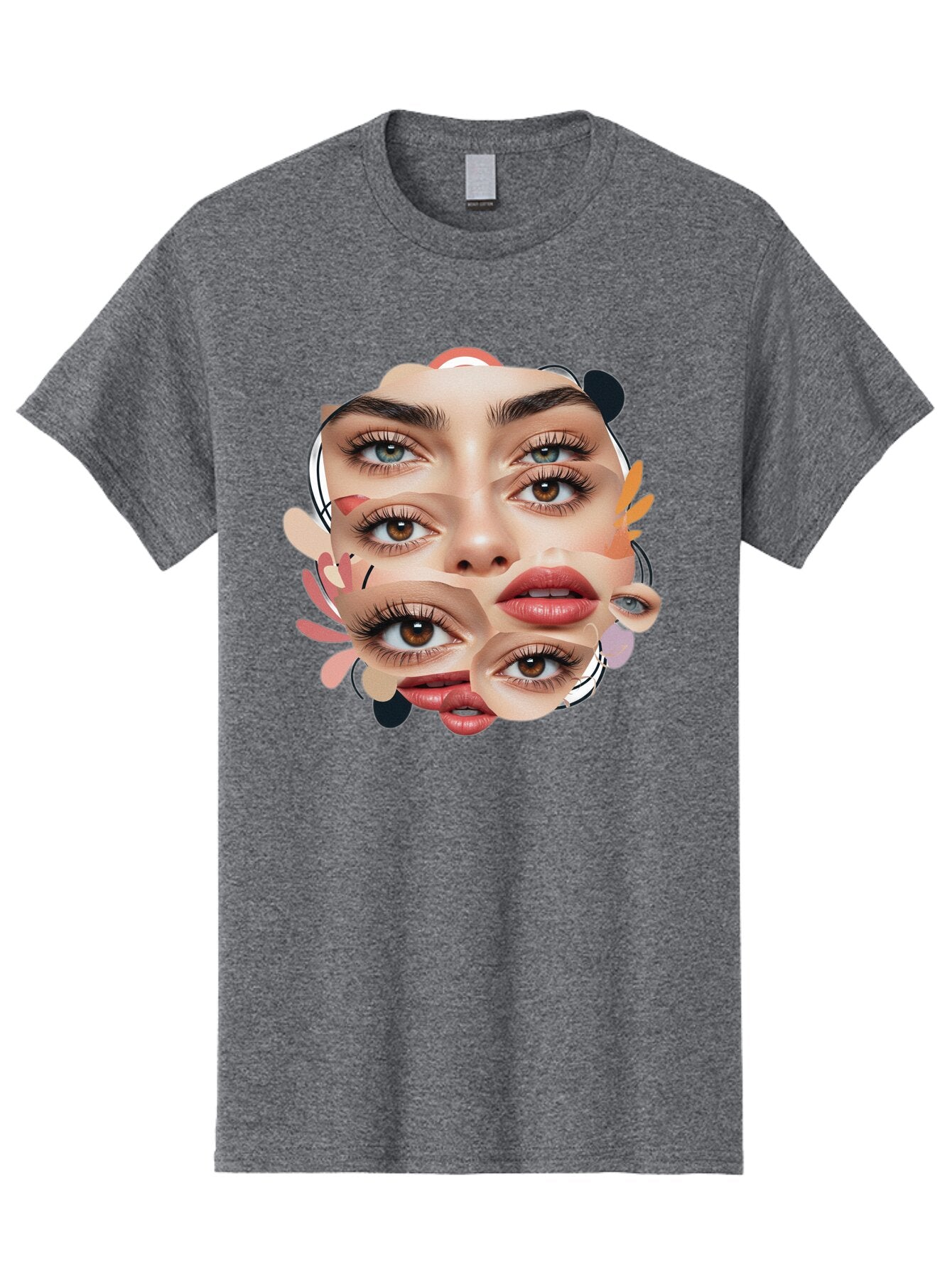 Fragmented-Face Men'S Graphic Tee, 100% Cotton, Comfortable Casual Summer Wear, Machine Washable, Vintage Camera, Old Camera, Antique Camera, Black Camera, Classic Photography, Photography Equipment, Nostalgic Device, Film Camera, Camera Art Baq856 13