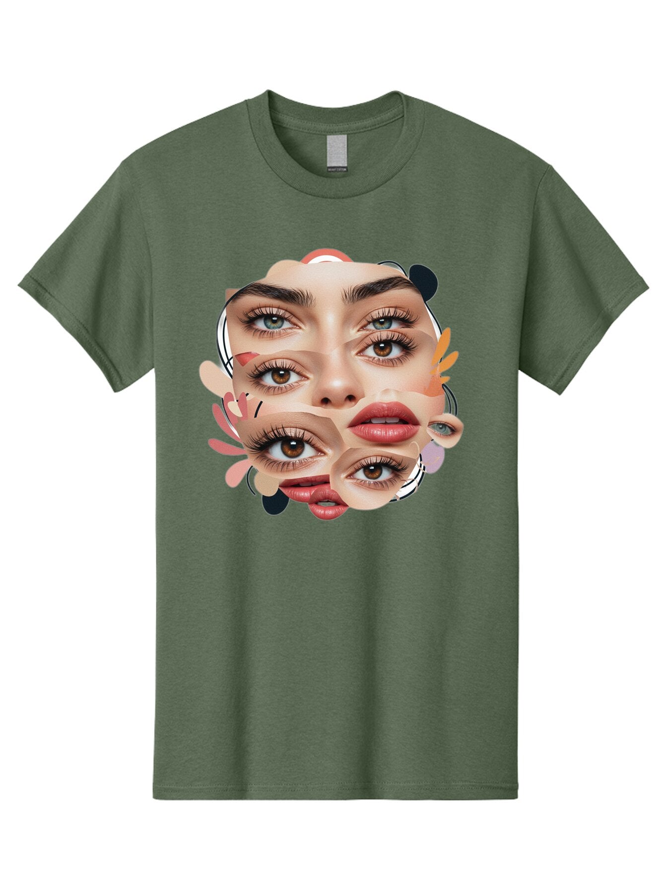 Fragmented-Face Men'S Graphic Tee, 100% Cotton, Comfortable Casual Summer Wear, Machine Washable, Vintage Camera, Old Camera, Antique Camera, Black Camera, Classic Photography, Photography Equipment, Nostalgic Device, Film Camera, Camera Art Baq856 12