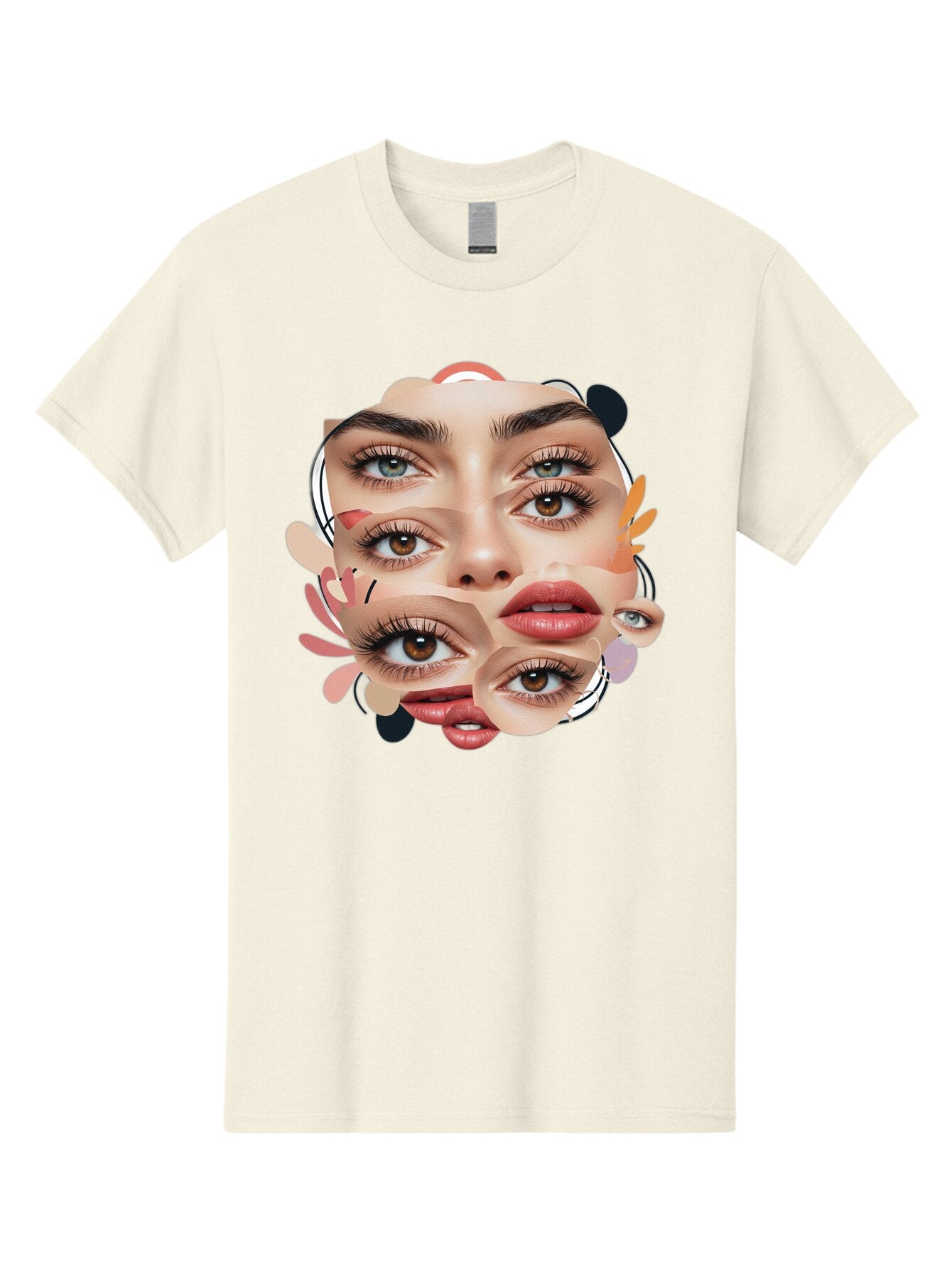 Fragmented-Face Men'S Graphic Tee, 100% Cotton, Comfortable Casual Summer Wear, Machine Washable, Vintage Camera, Old Camera, Antique Camera, Black Camera, Classic Photography, Photography Equipment, Nostalgic Device, Film Camera, Camera Art Baq856 2