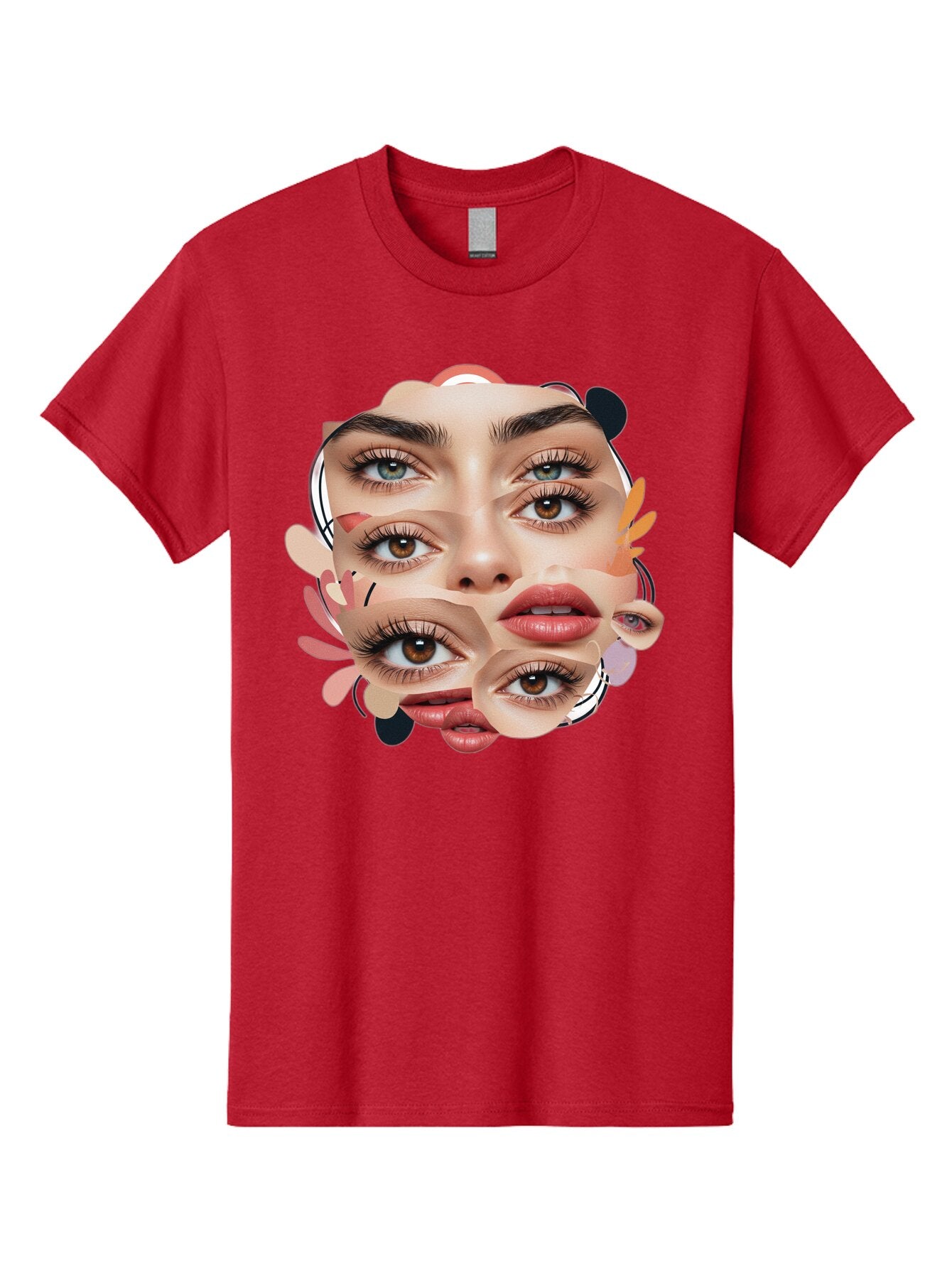 Fragmented-Face Men'S Graphic Tee, 100% Cotton, Comfortable Casual Summer Wear, Machine Washable, Vintage Camera, Old Camera, Antique Camera, Black Camera, Classic Photography, Photography Equipment, Nostalgic Device, Film Camera, Camera Art Baq856 4
