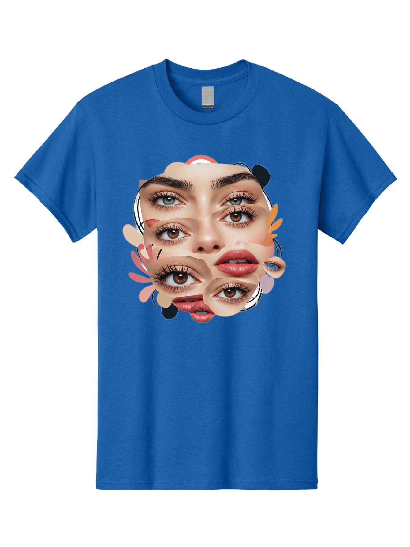 Fragmented-Face Men'S Graphic Tee, 100% Cotton, Comfortable Casual Summer Wear, Machine Washable, Vintage Camera, Old Camera, Antique Camera, Black Camera, Classic Photography, Photography Equipment, Nostalgic Device, Film Camera, Camera Art Baq856 7
