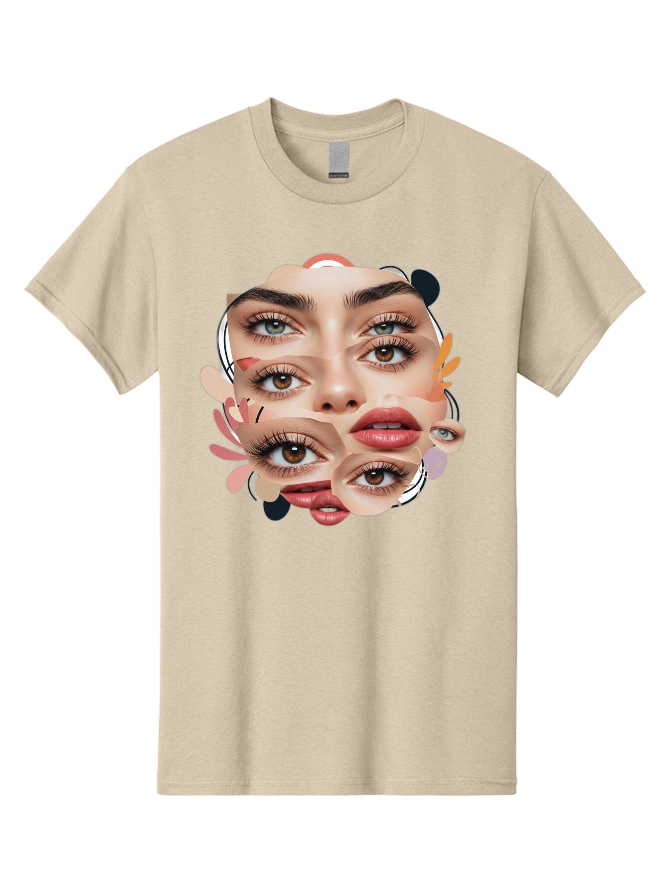Fragmented-Face Men'S Graphic Tee, 100% Cotton, Comfortable Casual Summer Wear, Machine Washable, Vintage Camera, Old Camera, Antique Camera, Black Camera, Classic Photography, Photography Equipment, Nostalgic Device, Film Camera, Camera Art Baq856 8
