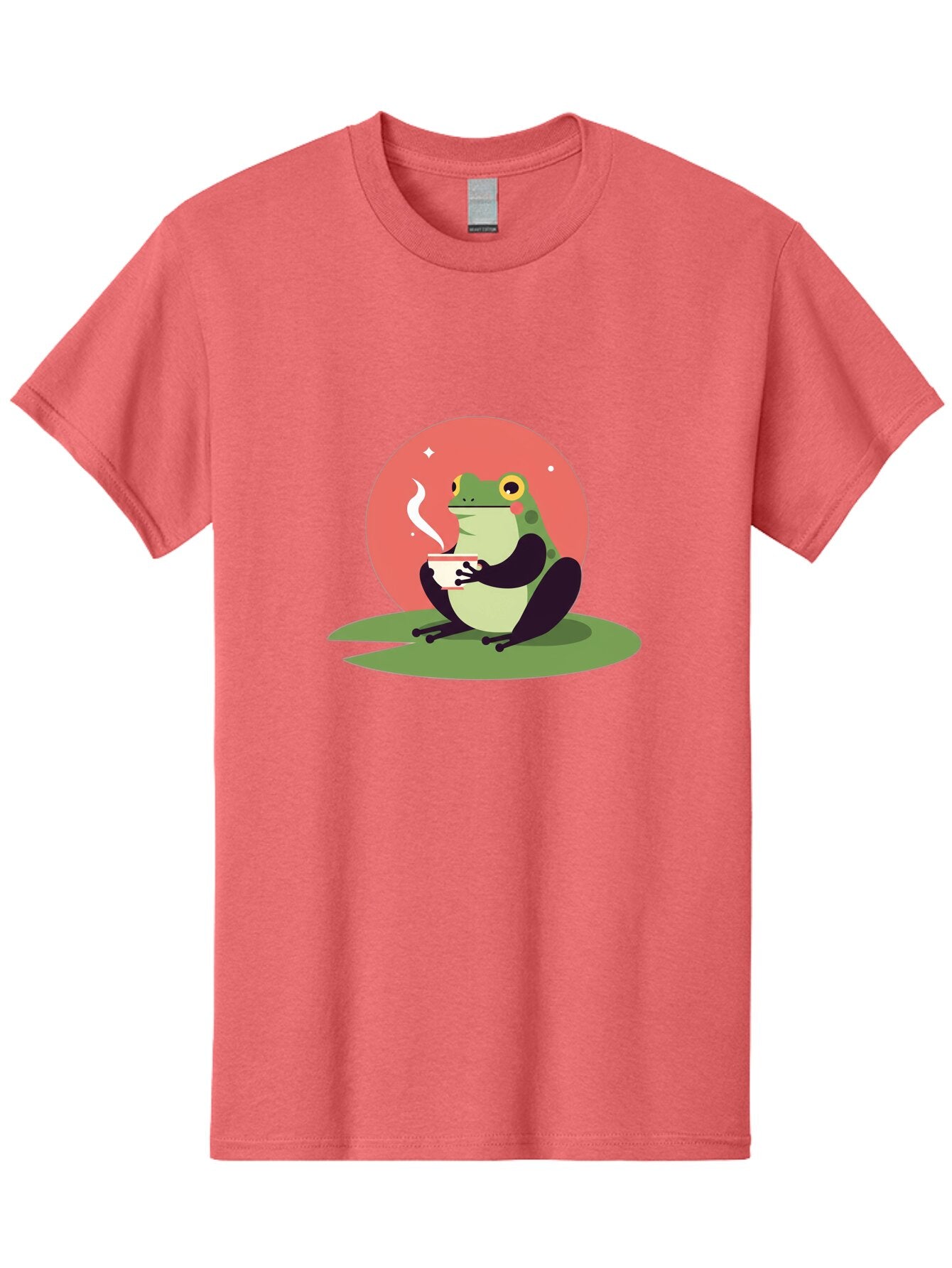 Frog-Drinking-Coffee Men'S Graphic Tee, 100% Cotton, Comfortable Casual Summer Wear, Machine Washable, Vintage Camera, Old Camera, Antique Camera, Black Camera, Classic Photography, Photography Equipment, Nostalgic Device, Film Camera, Baq859 5