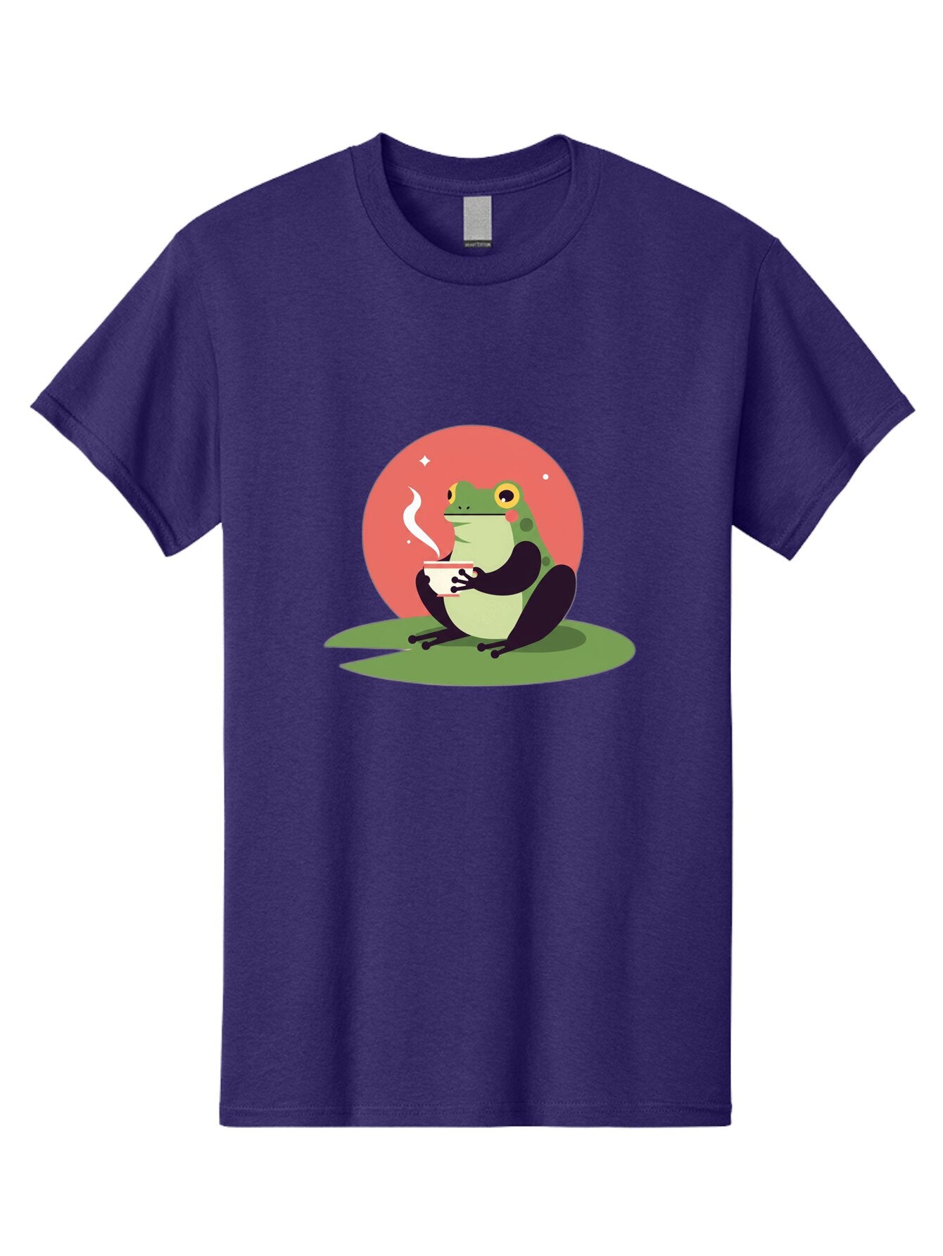 Frog-Drinking-Coffee Men'S Graphic Tee, 100% Cotton, Comfortable Casual Summer Wear, Machine Washable, Vintage Camera, Old Camera, Antique Camera, Black Camera, Classic Photography, Photography Equipment, Nostalgic Device, Film Camera, Baq859 6