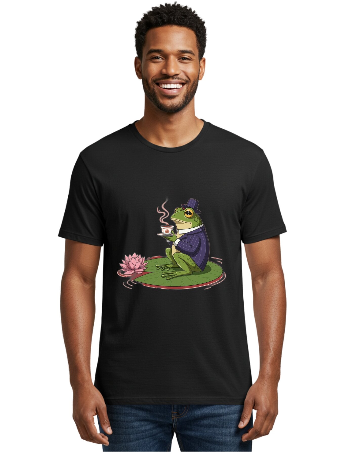 Frog-In-Suit Men'S Graphic Tee, 100% Cotton, Comfortable Casual Summer Wear, Machine Washable, Vintage Camera, Old Camera, Antique Camera, Black Camera, Classic Photography, Photography Equipment, Nostalgic Device, Film Camera, Camera Art Baq860 16