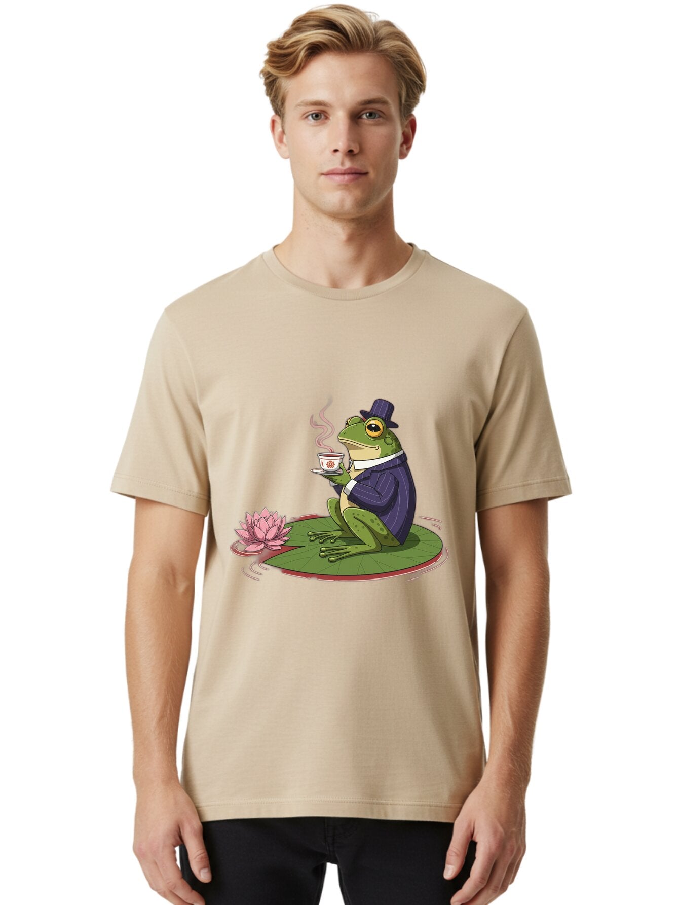 Frog-In-Suit Men'S Graphic Tee, 100% Cotton, Comfortable Casual Summer Wear, Machine Washable, Vintage Camera, Old Camera, Antique Camera, Black Camera, Classic Photography, Photography Equipment, Nostalgic Device, Film Camera, Camera Art Baq860 19