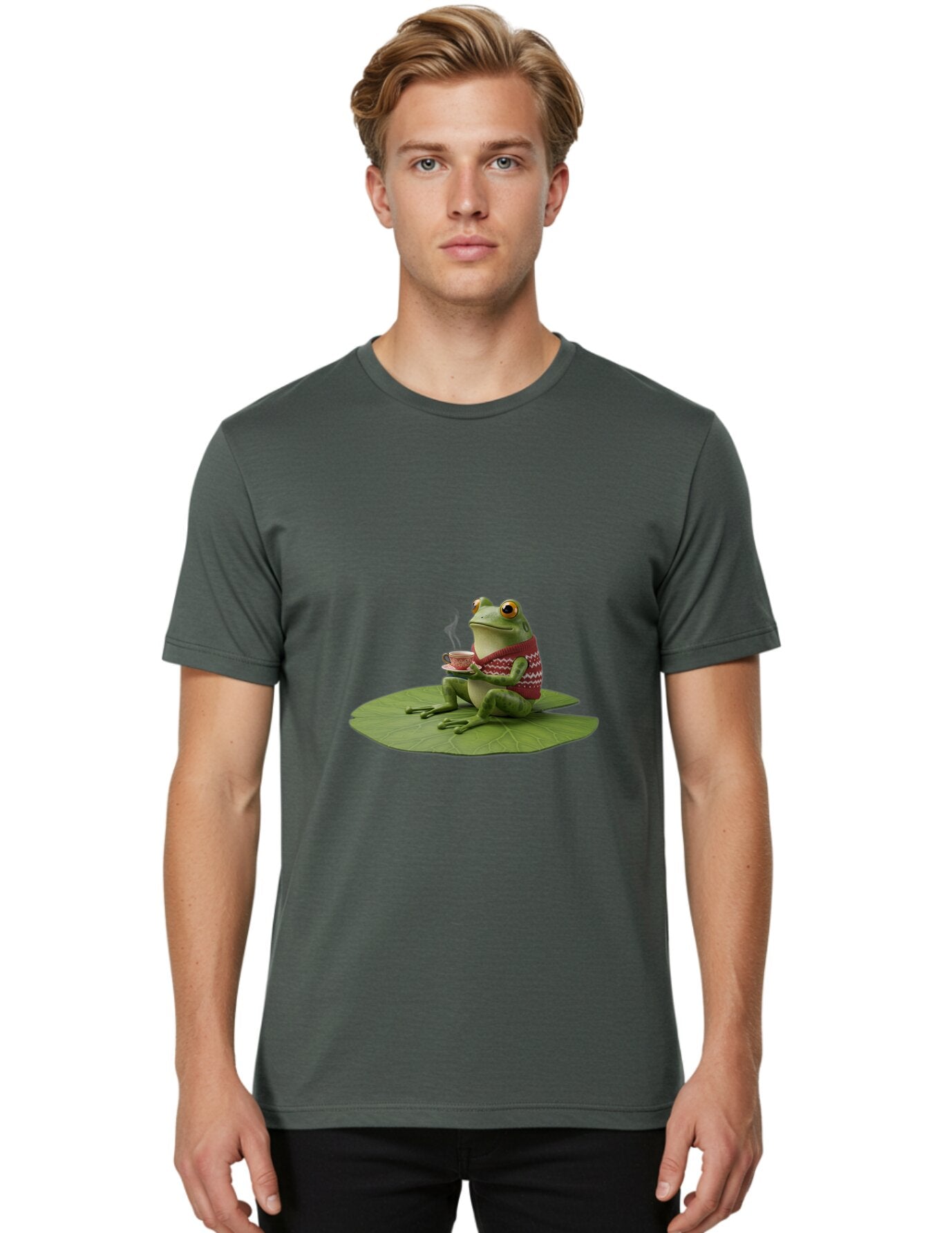 Frog-In-Sweater Men'S Graphic Tee, 100% Cotton, Comfortable Casual Summer Wear, Machine Washable, Vintage Camera, Old Camera, Antique Camera, Black Camera, Classic Photography, Photography Equipment, Nostalgic Device, Film Camera, Camera Art Baq861 25