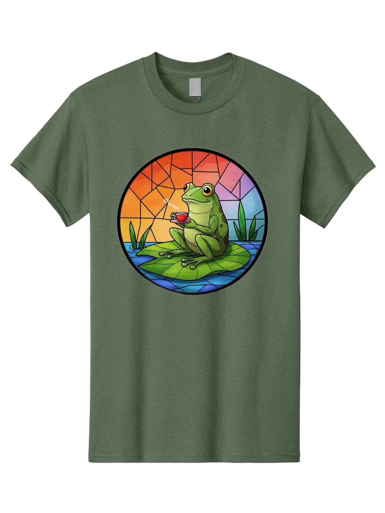Frog-Sitting-On-A-Leaf-Drinking-Coffee Men'S Graphic Tee, 100% Cotton, Comfortable Casual Summer Wear, Machine Washable, Vintage Camera, Old Camera, Antique Camera, Black Camera, Classic Photography, Photography Equipment, Nostalgic Device, Baq862 13
