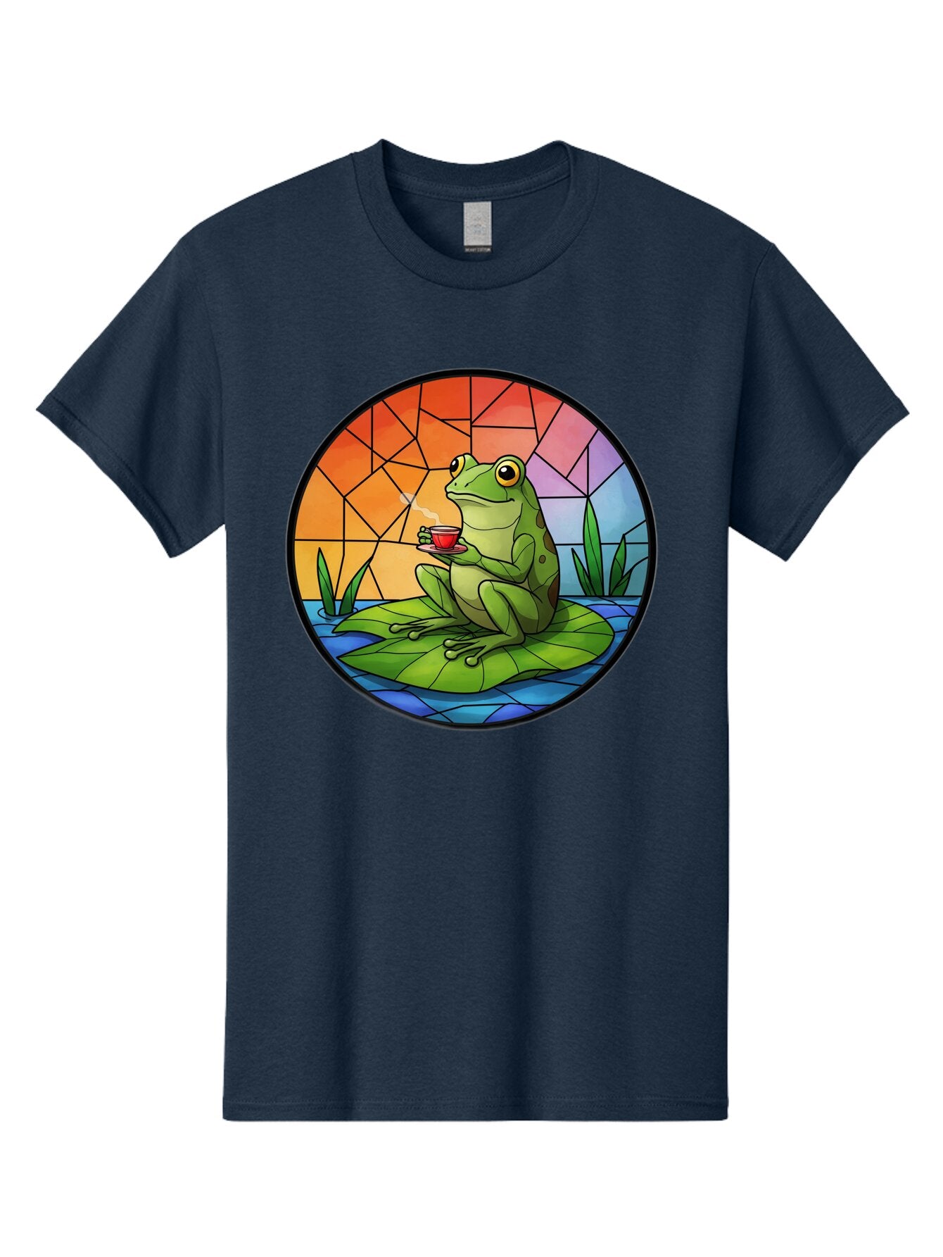 Frog-Sitting-On-A-Leaf-Drinking-Coffee Men'S Graphic Tee, 100% Cotton, Comfortable Casual Summer Wear, Machine Washable, Vintage Camera, Old Camera, Antique Camera, Black Camera, Classic Photography, Photography Equipment, Nostalgic Device, Baq862 10