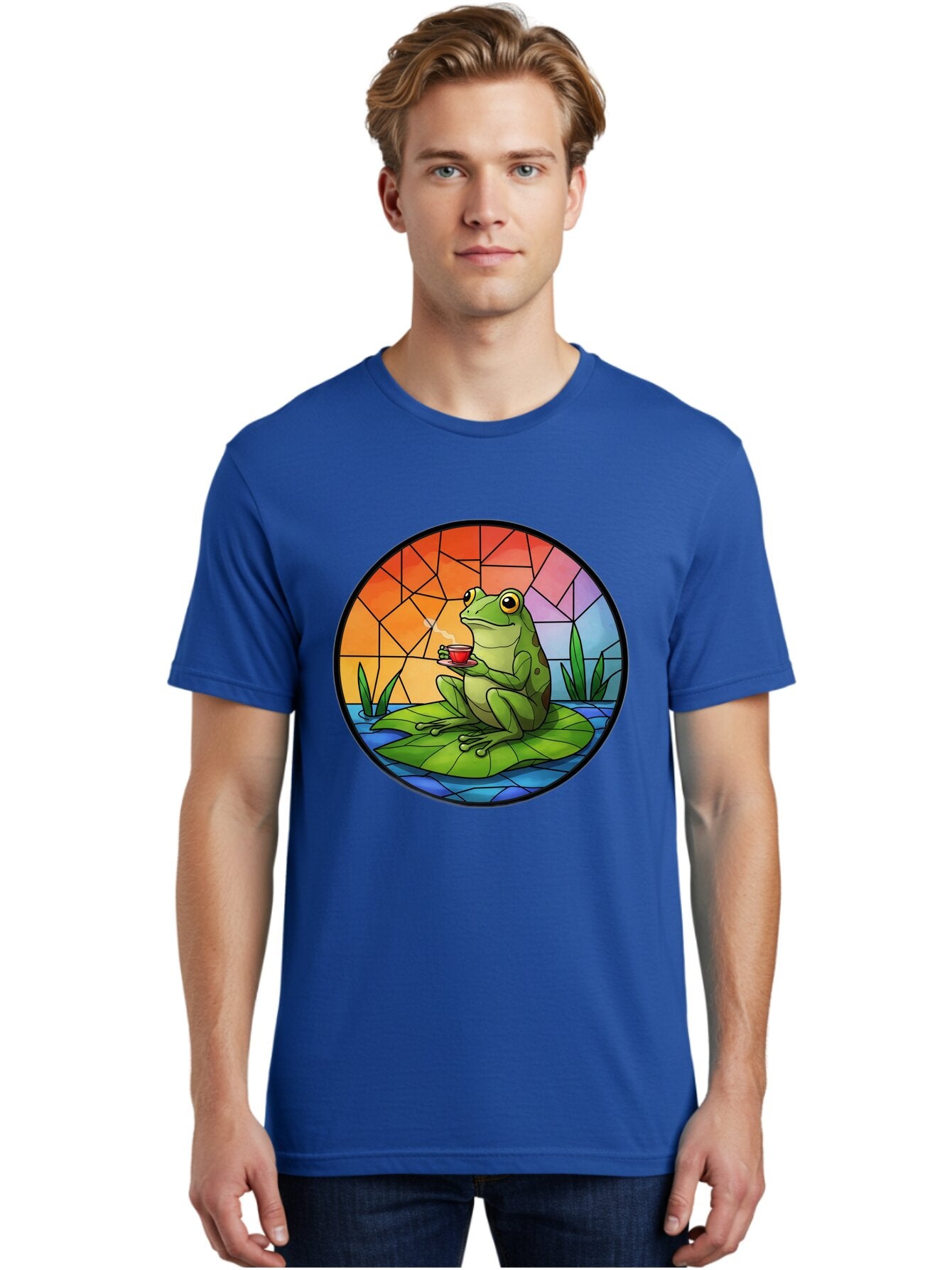 Frog-Sitting-On-A-Leaf-Drinking-Coffee Men'S Graphic Tee, 100% Cotton, Comfortable Casual Summer Wear, Machine Washable, Vintage Camera, Old Camera, Antique Camera, Black Camera, Classic Photography, Photography Equipment, Nostalgic Device, Baq862 19