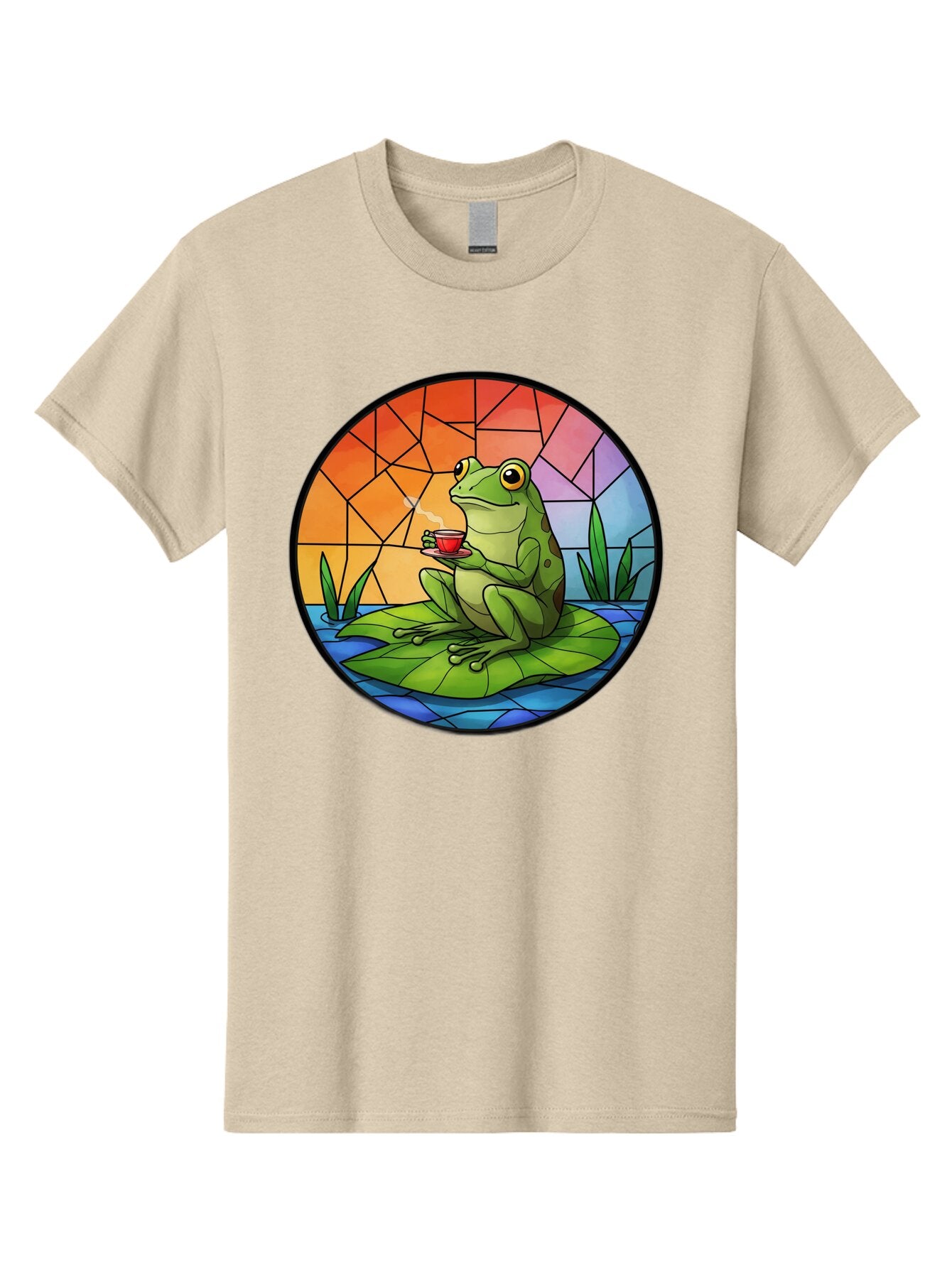 Frog-Sitting-On-A-Leaf-Drinking-Coffee Men'S Graphic Tee, 100% Cotton, Comfortable Casual Summer Wear, Machine Washable, Vintage Camera, Old Camera, Antique Camera, Black Camera, Classic Photography, Photography Equipment, Nostalgic Device, Baq862 9