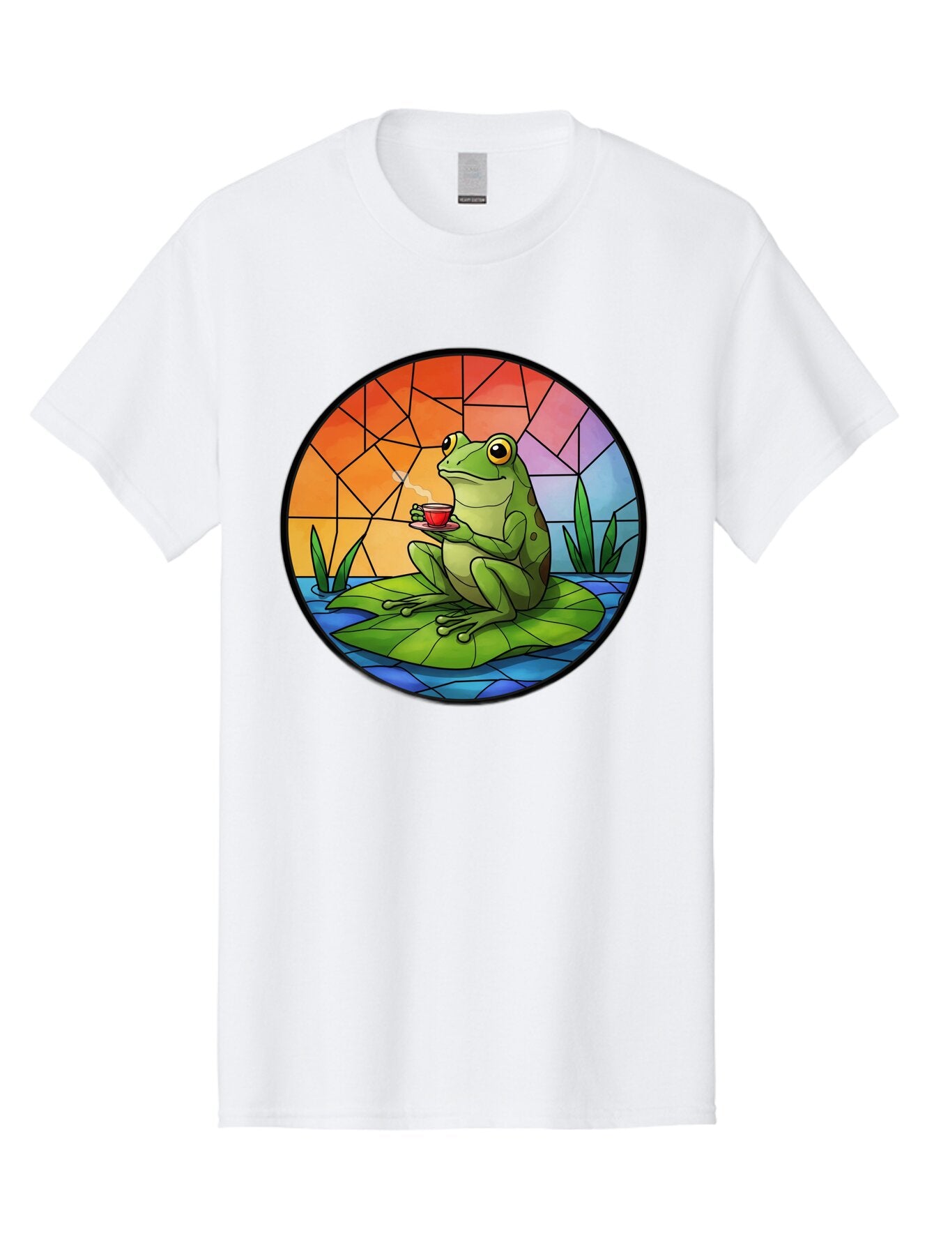 Frog-Sitting-On-A-Leaf-Drinking-Coffee Men'S Graphic Tee, 100% Cotton, Comfortable Casual Summer Wear, Machine Washable, Vintage Camera, Old Camera, Antique Camera, Black Camera, Classic Photography, Photography Equipment, Nostalgic Device, Baq862 3