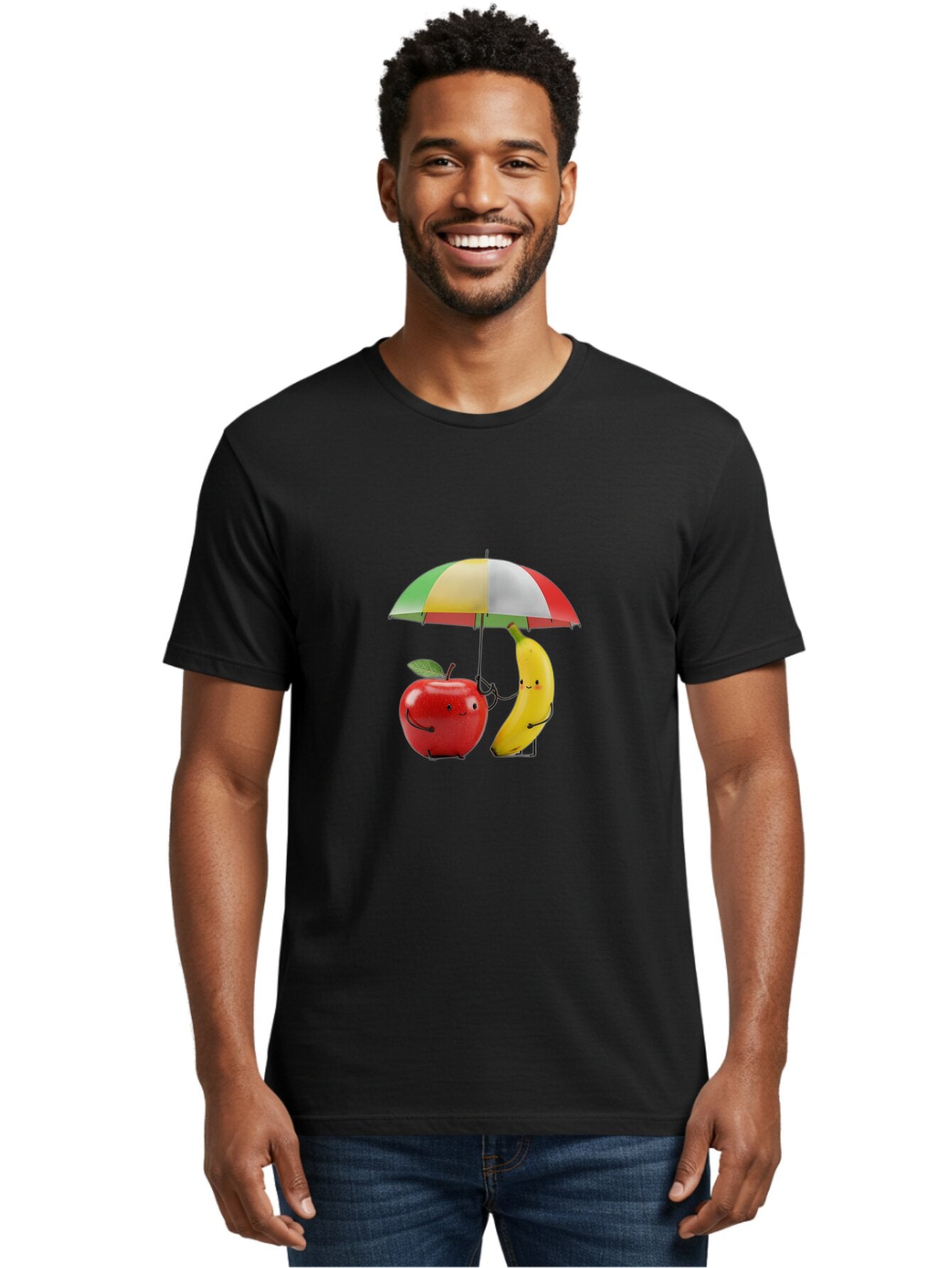 Fruit-Friends-Umbrella Men'S Graphic Tee, 100% Cotton, Comfortable Casual Summer Wear, Machine Washable, Vintage Camera, Old Camera, Antique Camera, Black Camera, Classic Photography, Photography Equipment, Nostalgic Device, Film Camera, Baq865 18
