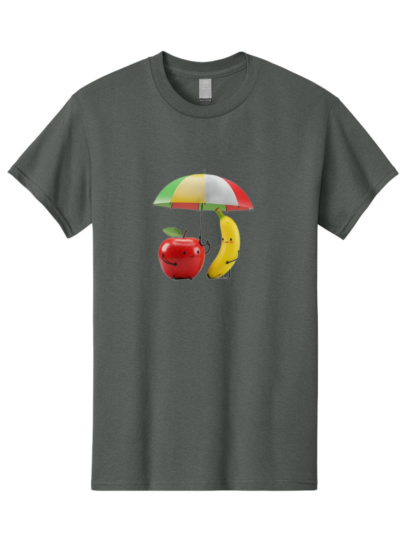 Fruit-Friends-Umbrella Men'S Graphic Tee, 100% Cotton, Comfortable Casual Summer Wear, Machine Washable, Vintage Camera, Old Camera, Antique Camera, Black Camera, Classic Photography, Photography Equipment, Nostalgic Device, Film Camera, Baq865 7