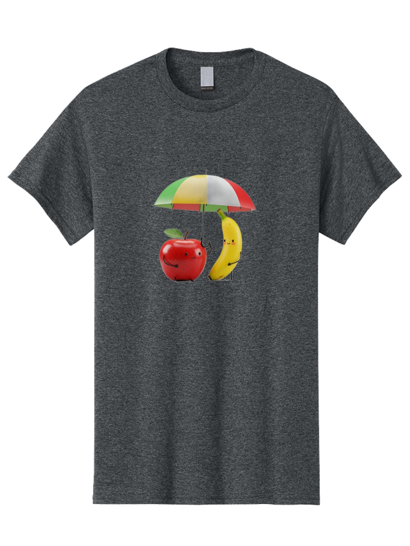 Fruit-Friends-Umbrella Men'S Graphic Tee, 100% Cotton, Comfortable Casual Summer Wear, Machine Washable, Vintage Camera, Old Camera, Antique Camera, Black Camera, Classic Photography, Photography Equipment, Nostalgic Device, Film Camera, Baq865 2