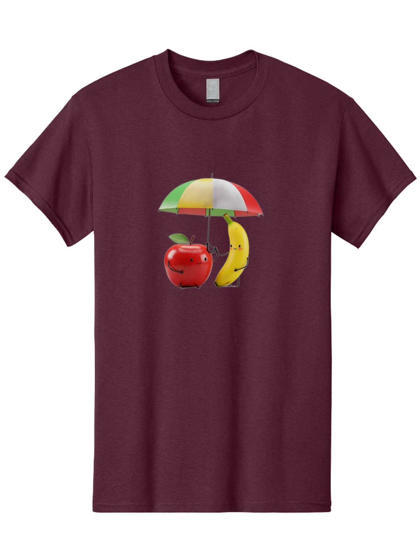 Fruit-Friends-Umbrella Men'S Graphic Tee, 100% Cotton, Comfortable Casual Summer Wear, Machine Washable, Vintage Camera, Old Camera, Antique Camera, Black Camera, Classic Photography, Photography Equipment, Nostalgic Device, Film Camera, Baq865 3