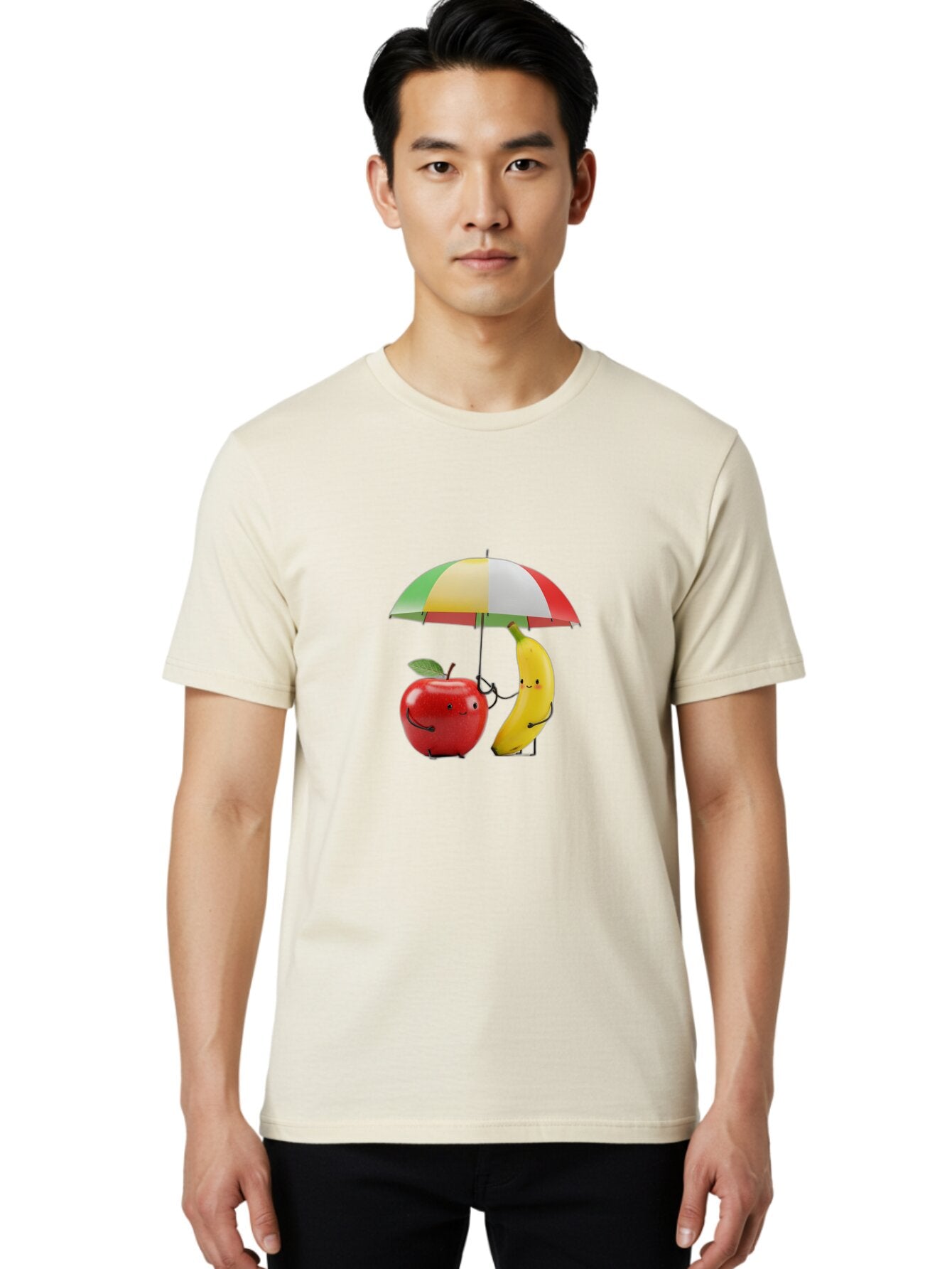Fruit-Friends-Umbrella Men'S Graphic Tee, 100% Cotton, Comfortable Casual Summer Wear, Machine Washable, Vintage Camera, Old Camera, Antique Camera, Black Camera, Classic Photography, Photography Equipment, Nostalgic Device, Film Camera, Baq865 28