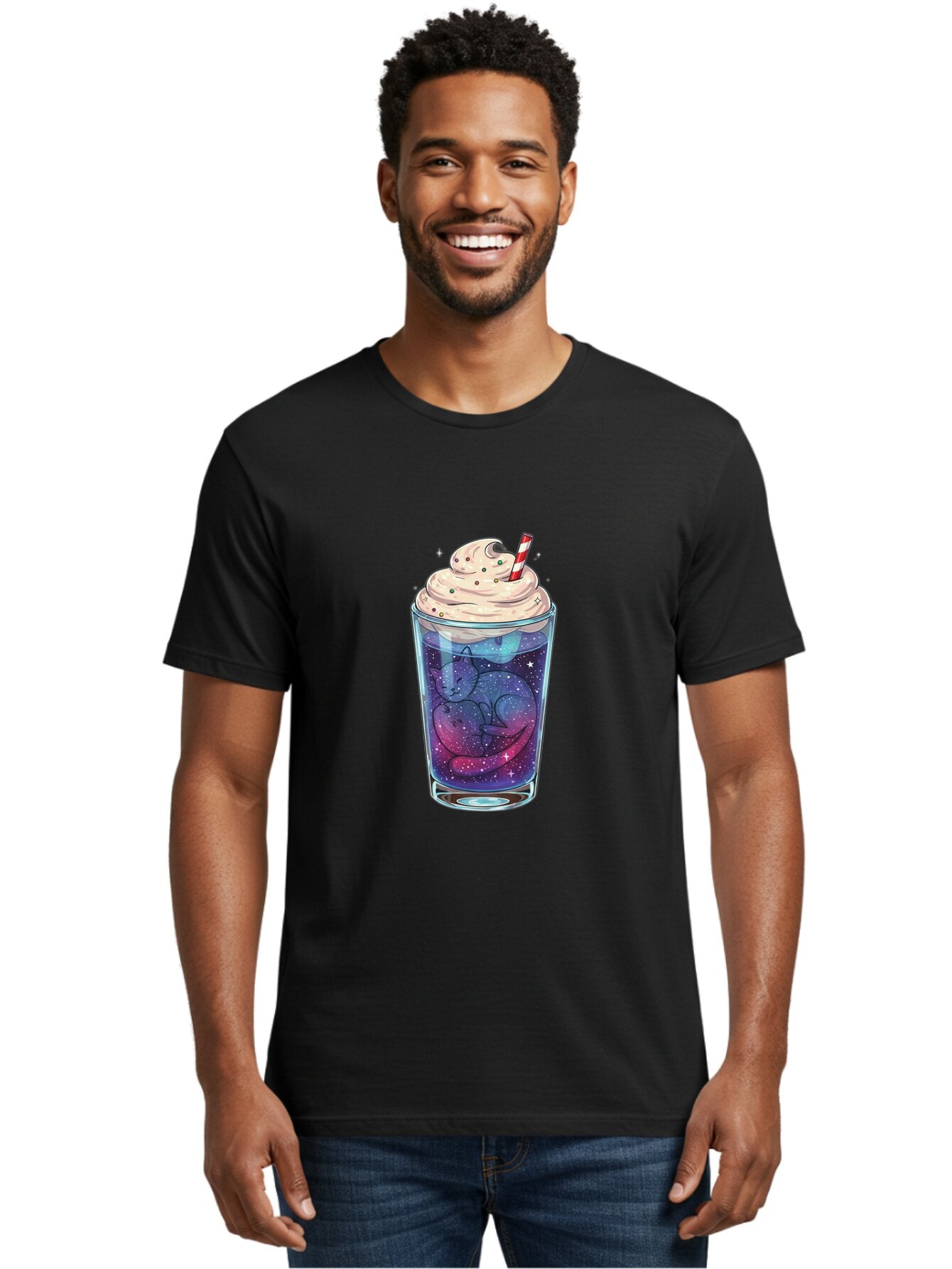 Galaxy-Drink Men'S Graphic Tee, 100% Cotton, Comfortable Casual Summer Wear, Machine Washable, Vintage Camera, Old Camera, Antique Camera, Black Camera, Classic Photography, Photography Equipment, Nostalgic Device, Film Camera, Camera Art Baq870 30