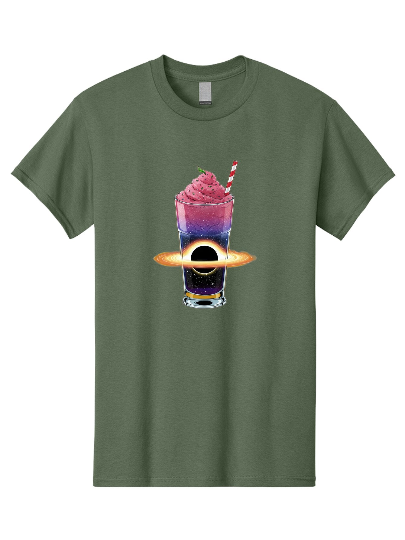 Galaxy-Milkshake Men'S Graphic Tee, 100% Cotton, Comfortable Casual Summer Wear, Machine Washable, Vintage Camera, Old Camera, Antique Camera, Black Camera, Classic Photography, Photography Equipment, Nostalgic Device, Film Camera, Camera Art Baq875 1