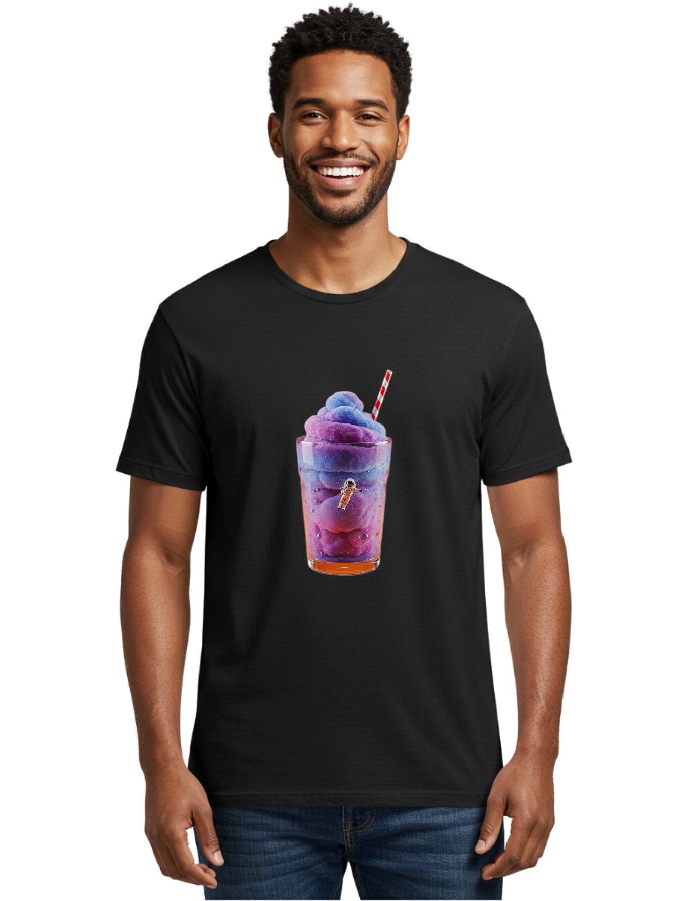 Galaxy-Slushie-1 Men'S Graphic Tee, 100% Cotton, Comfortable Casual Summer Wear, Machine Washable, Vintage Camera, Old Camera, Antique Camera, Black Camera, Classic Photography, Photography Equipment, Nostalgic Device, Film Camera, Camera Art Baq876 24