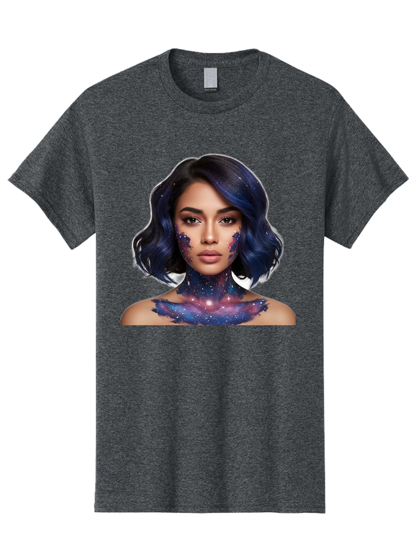 Galaxy-Woman-Portrait Men'S Graphic Tee, 100% Cotton, Comfortable Casual Summer Wear, Machine Washable, Vintage Camera, Old Camera, Antique Camera, Black Camera, Classic Photography, Photography Equipment, Nostalgic Device, Film Camera, Baq879 12