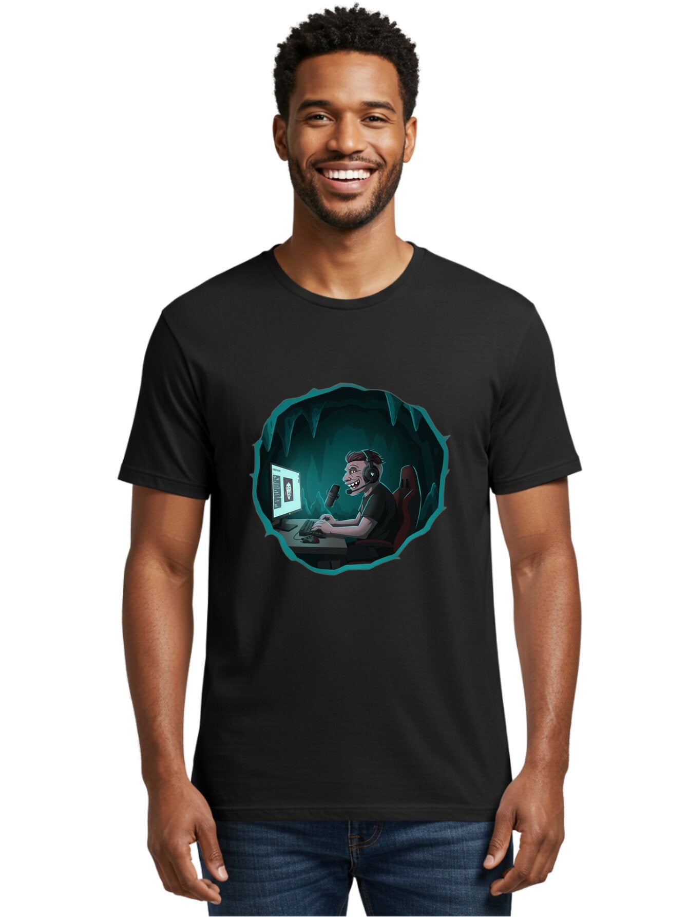Gamer-Streamer Men'S Graphic Tee, 100% Cotton, Comfortable Casual Summer Wear, Machine Washable, Vintage Camera, Old Camera, Antique Camera, Black Camera, Classic Photography, Photography Equipment, Nostalgic Device, Film Camera, Camera Art Baq880 25