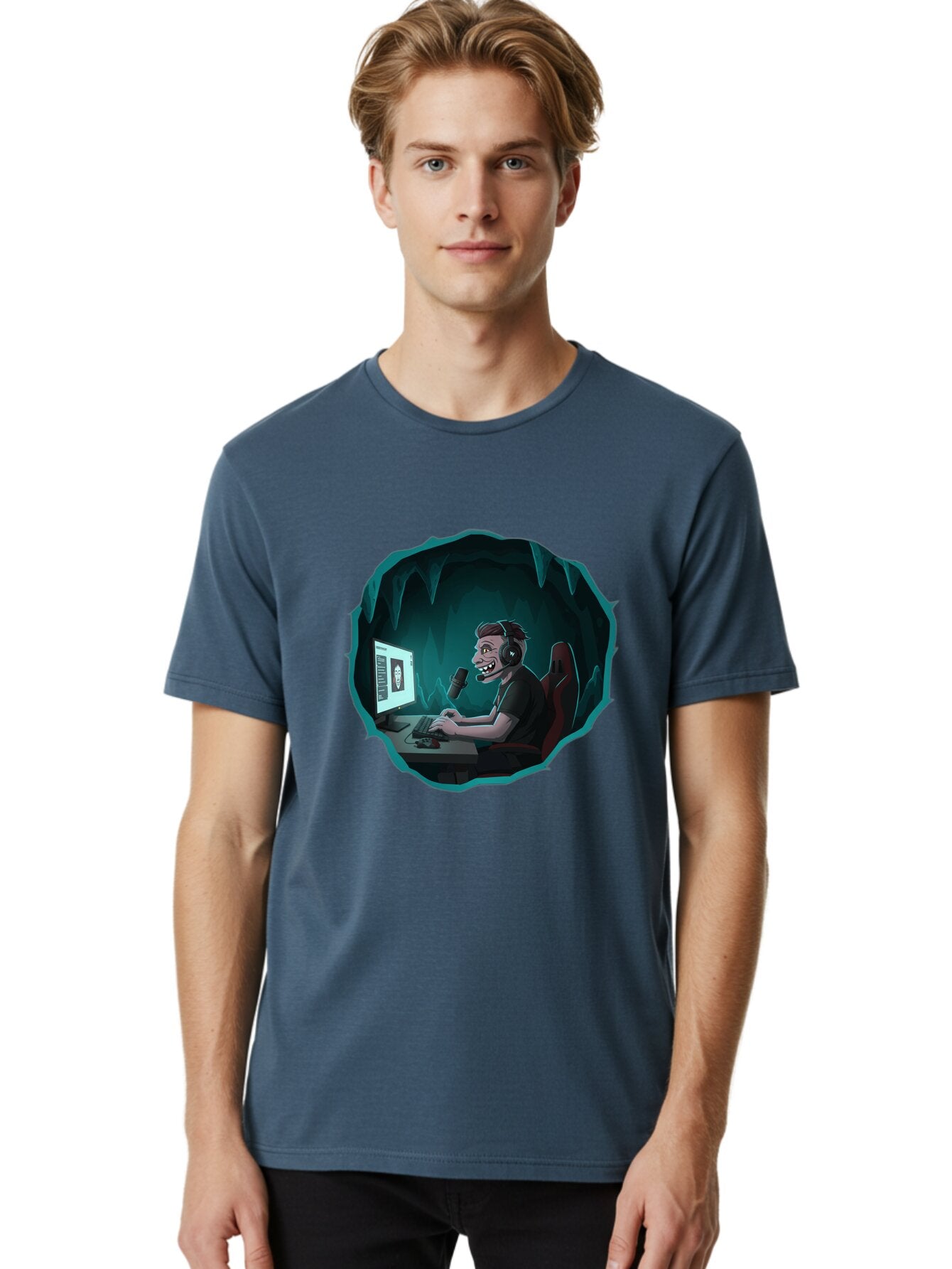 Gamer-Streamer Men'S Graphic Tee, 100% Cotton, Comfortable Casual Summer Wear, Machine Washable, Vintage Camera, Old Camera, Antique Camera, Black Camera, Classic Photography, Photography Equipment, Nostalgic Device, Film Camera, Camera Art Baq880 30