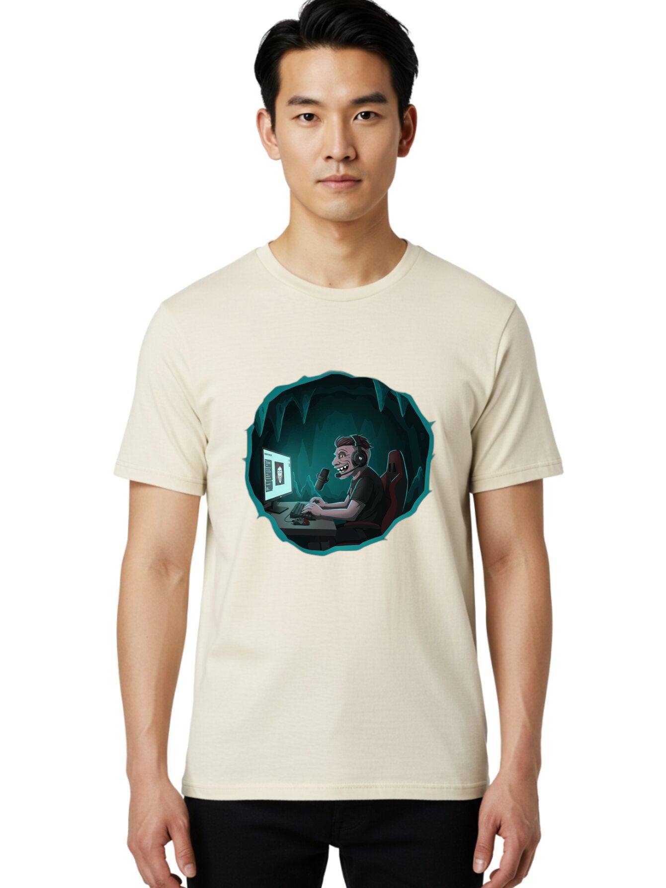 Gamer-Streamer Men'S Graphic Tee, 100% Cotton, Comfortable Casual Summer Wear, Machine Washable, Vintage Camera, Old Camera, Antique Camera, Black Camera, Classic Photography, Photography Equipment, Nostalgic Device, Film Camera, Camera Art Baq880 17