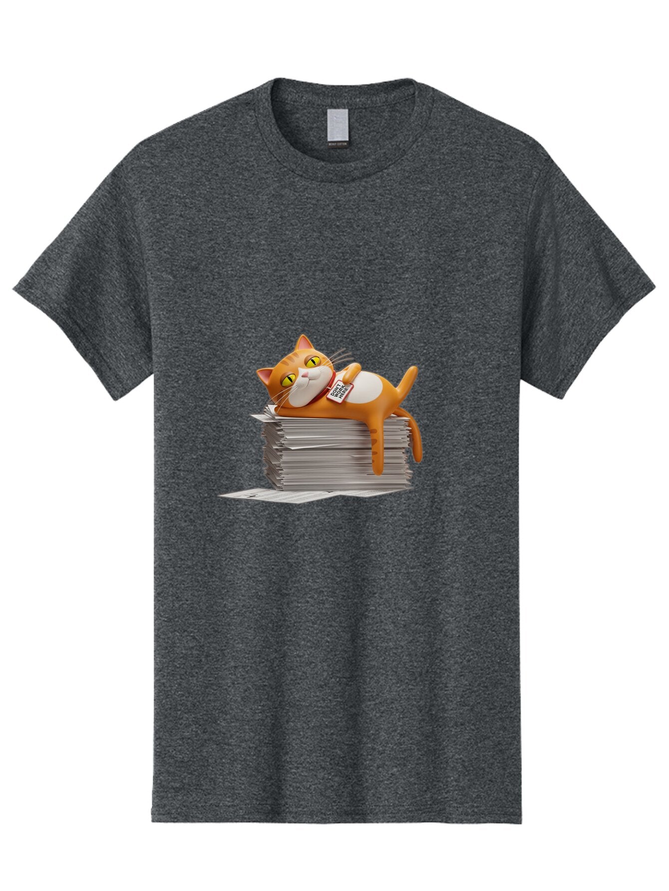 Garfield-On-Top-Of-Newspaper-Stack Men'S Graphic Tee, 100% Cotton, Comfortable Casual Summer Wear, Machine Washable, Vintage Camera, Old Camera, Antique Camera, Black Camera, Classic Photography, Photography Equipment, Nostalgic Device, Baq881 1