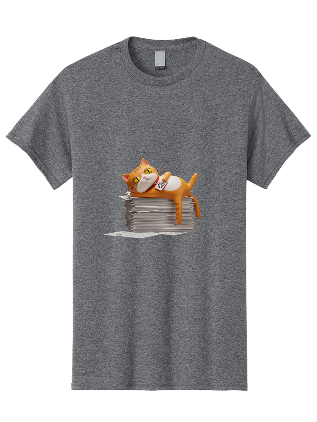 Garfield-On-Top-Of-Newspaper-Stack Men'S Graphic Tee, 100% Cotton, Comfortable Casual Summer Wear, Machine Washable, Vintage Camera, Old Camera, Antique Camera, Black Camera, Classic Photography, Photography Equipment, Nostalgic Device, Baq881 6